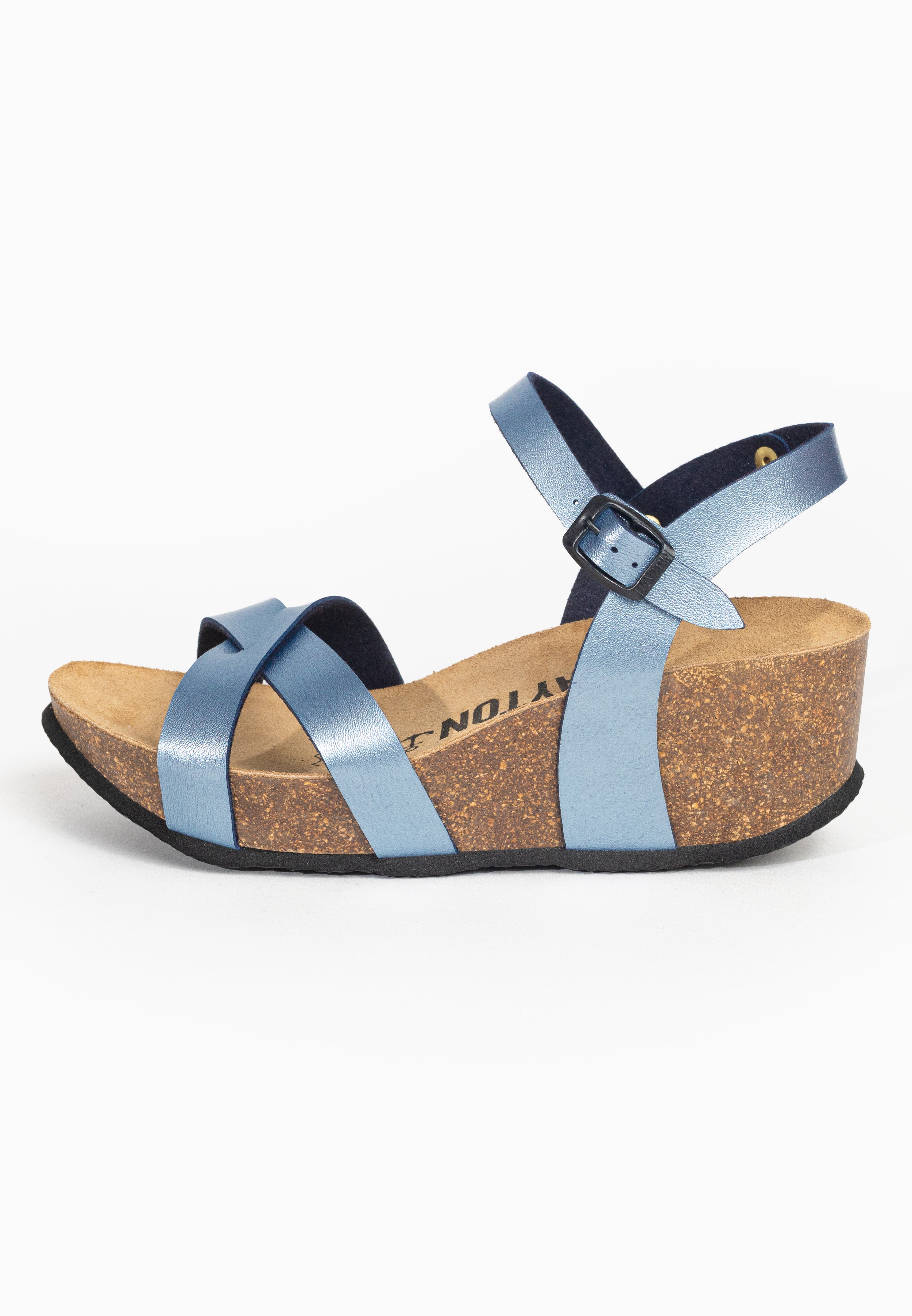 Venus Blue Wedge and Semi-Wedge Sandals