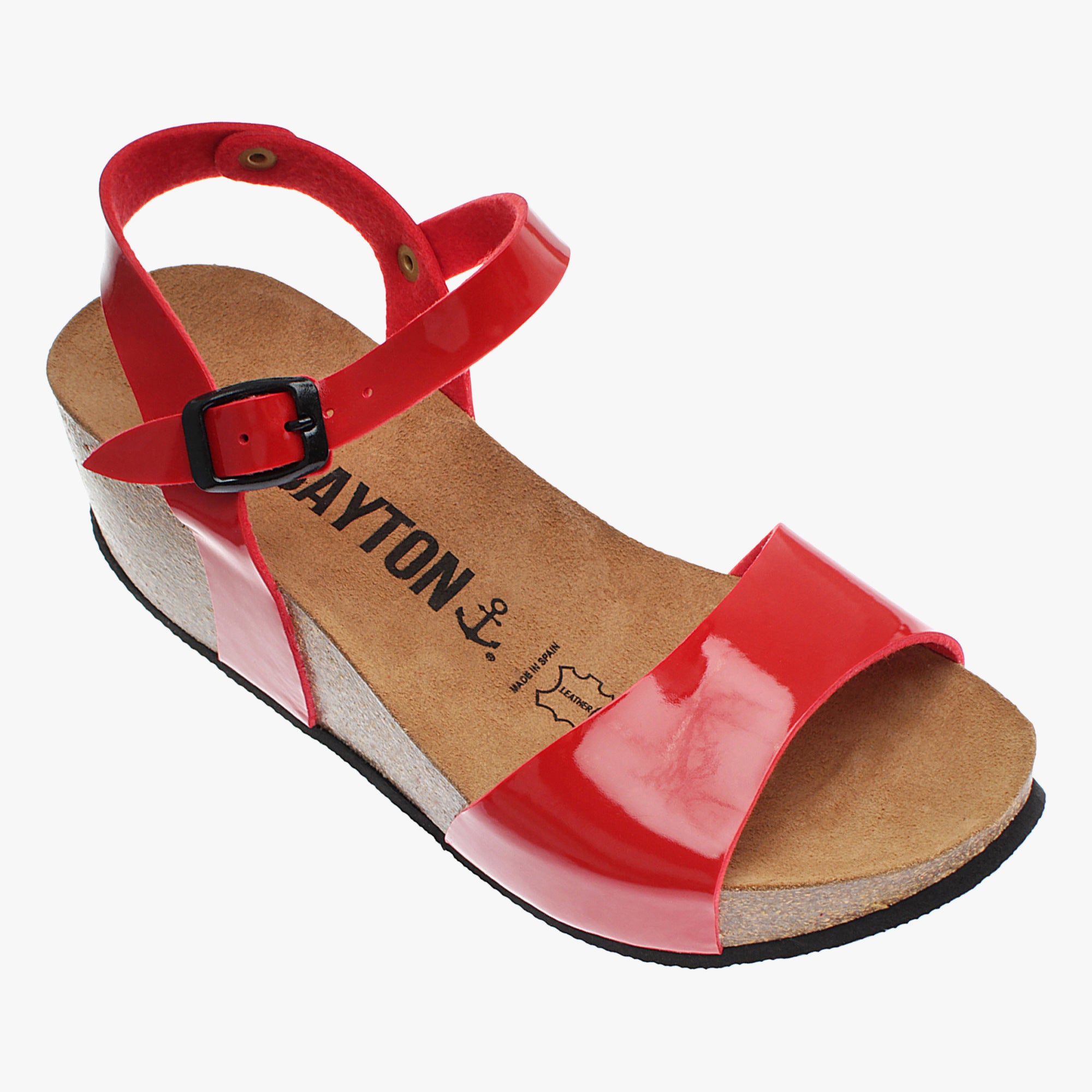 Maya Red Wedge and Semi-Wedge Sandals