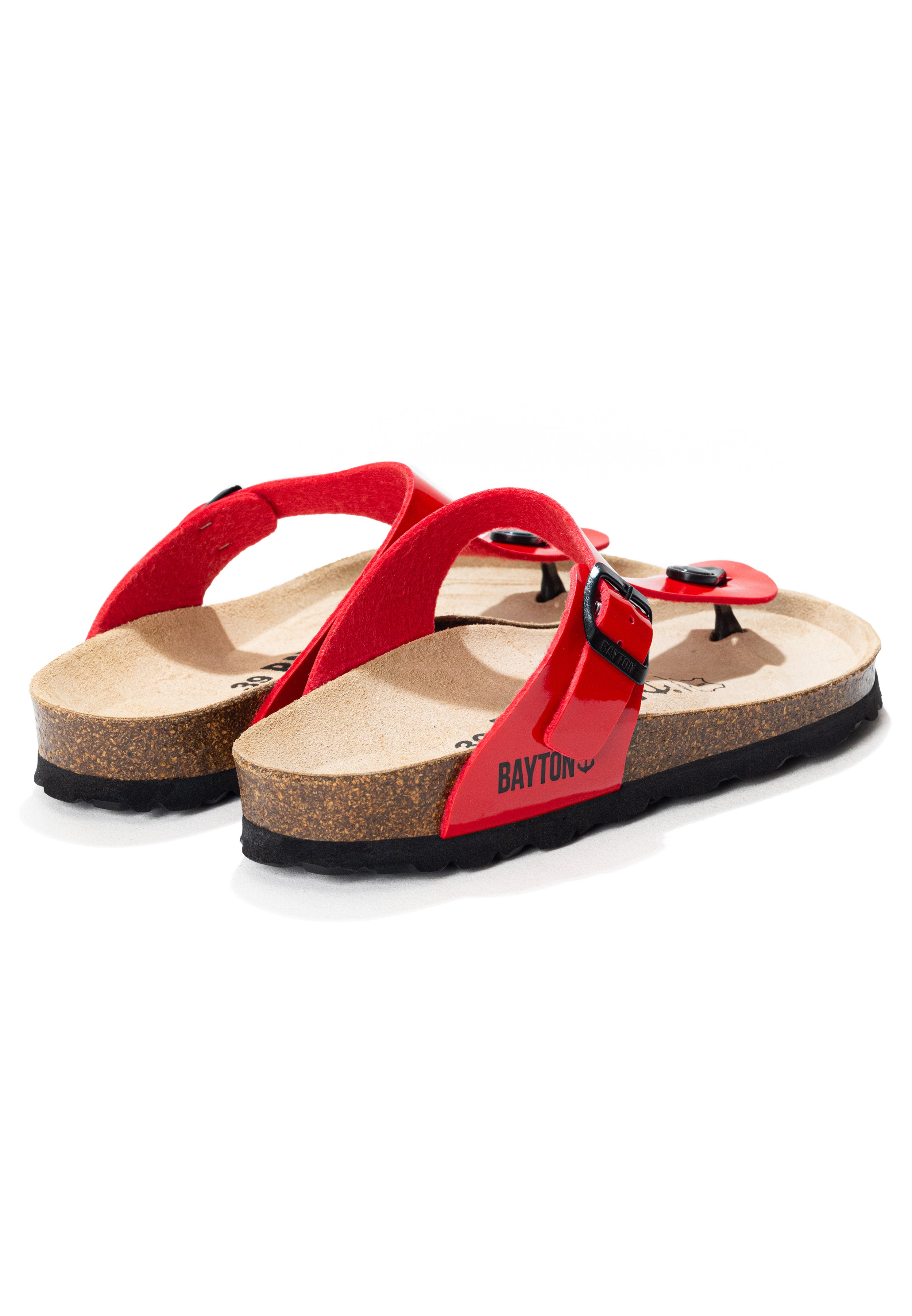 Mercury Red Open Toe Sandals