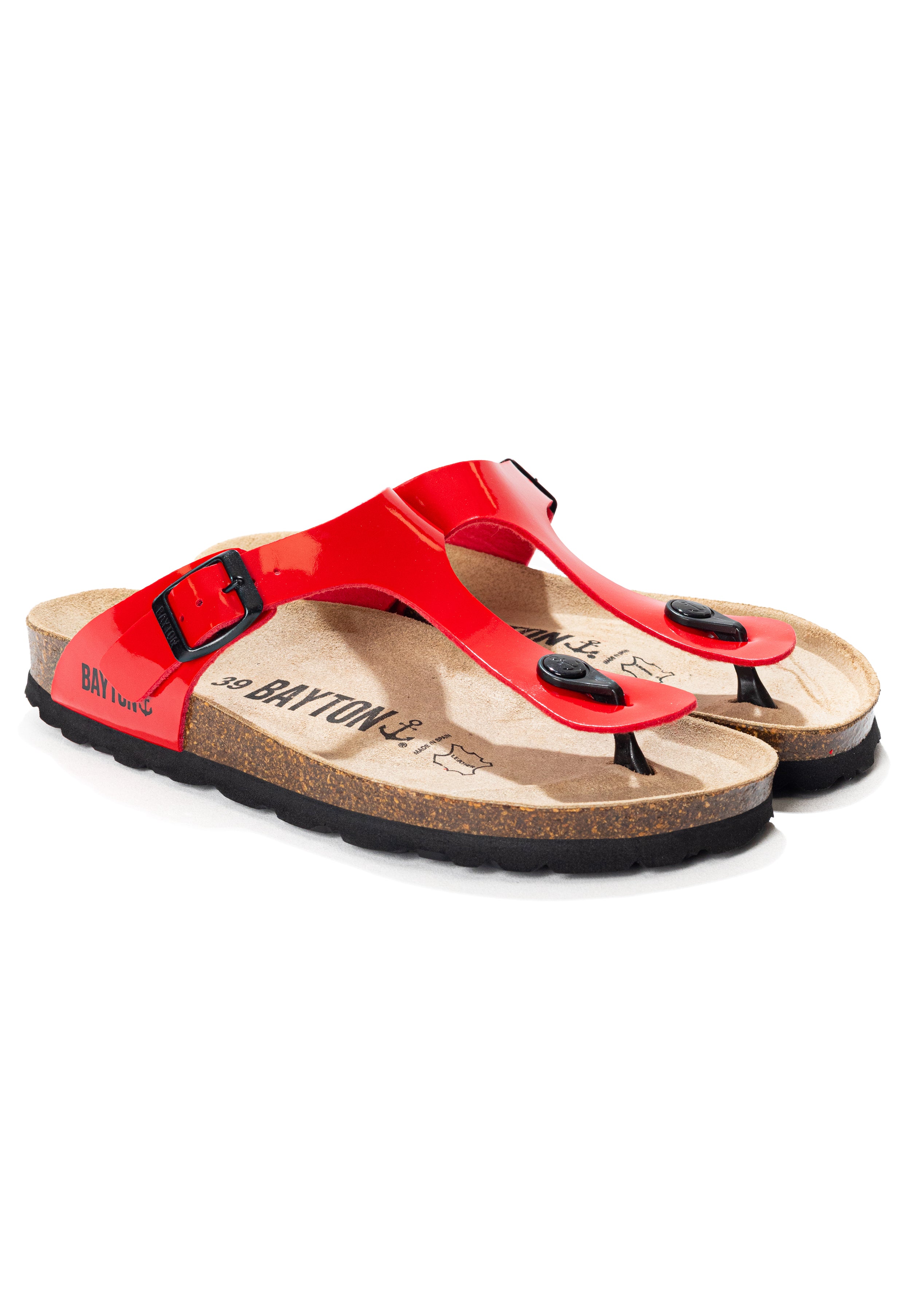 Mercury Red Open Toe Sandals