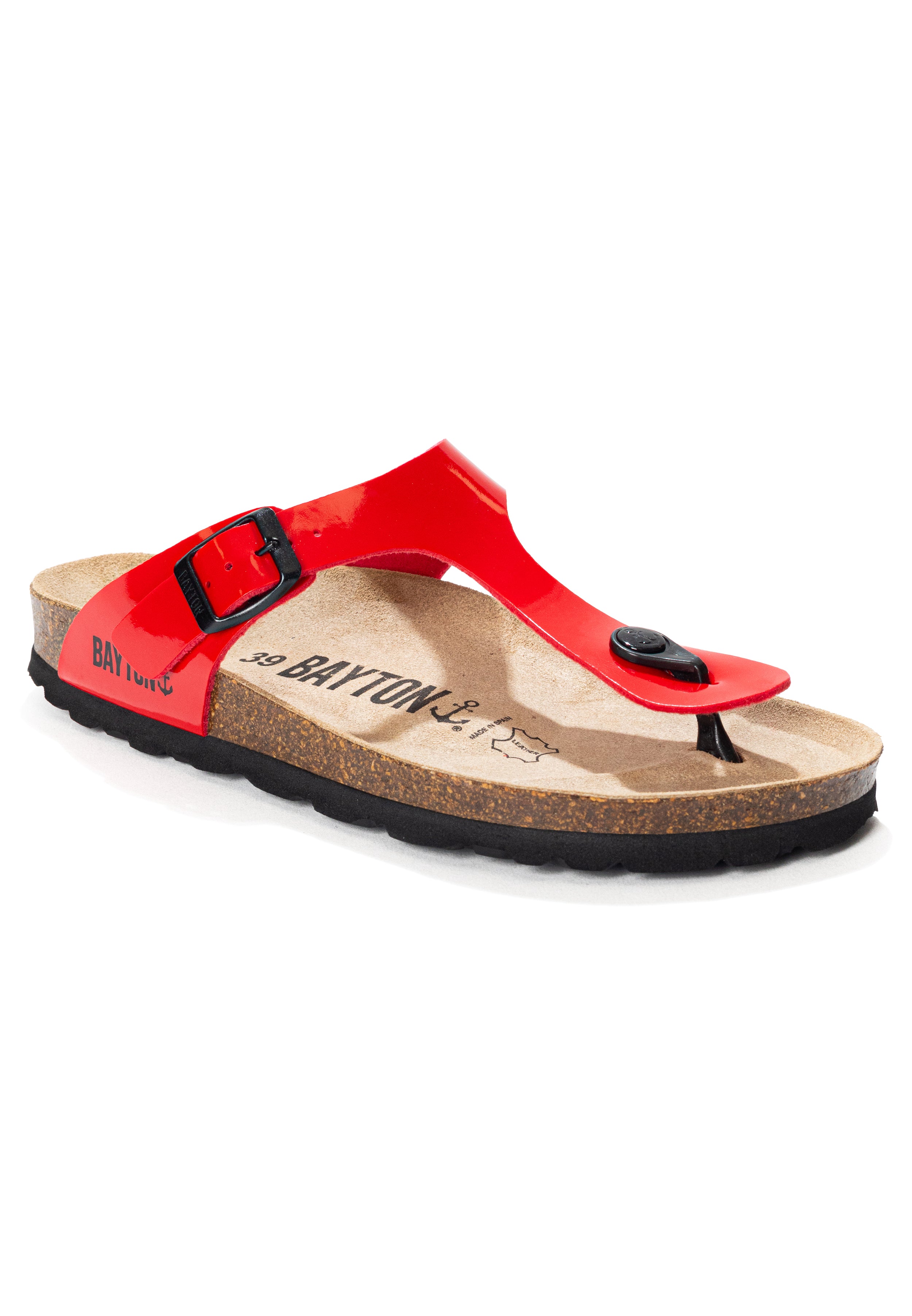 Mercury Red Open Toe Sandals