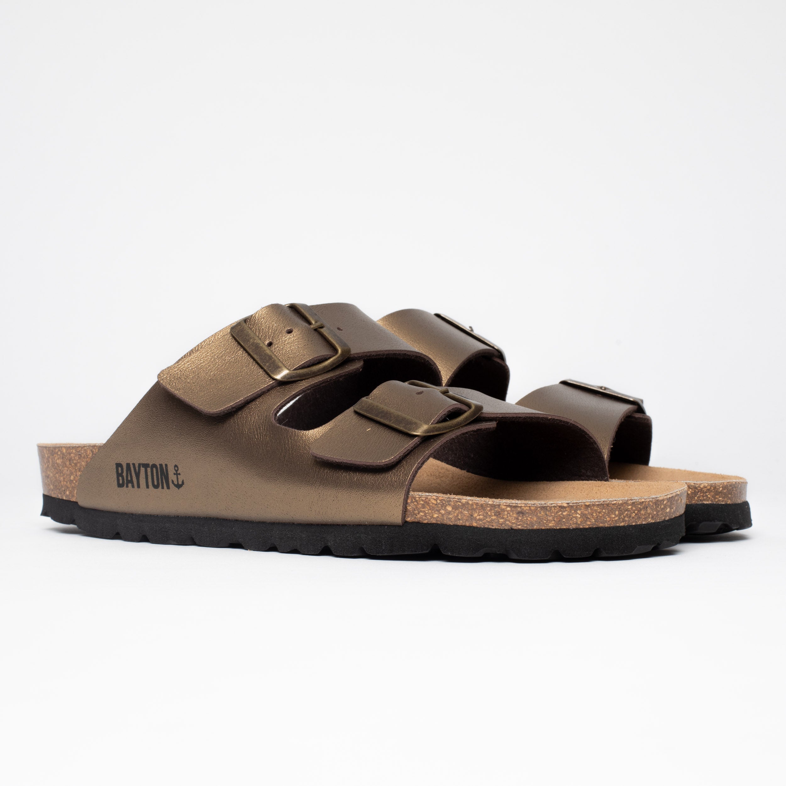 Atlas Bronze 2 Strap Sandals