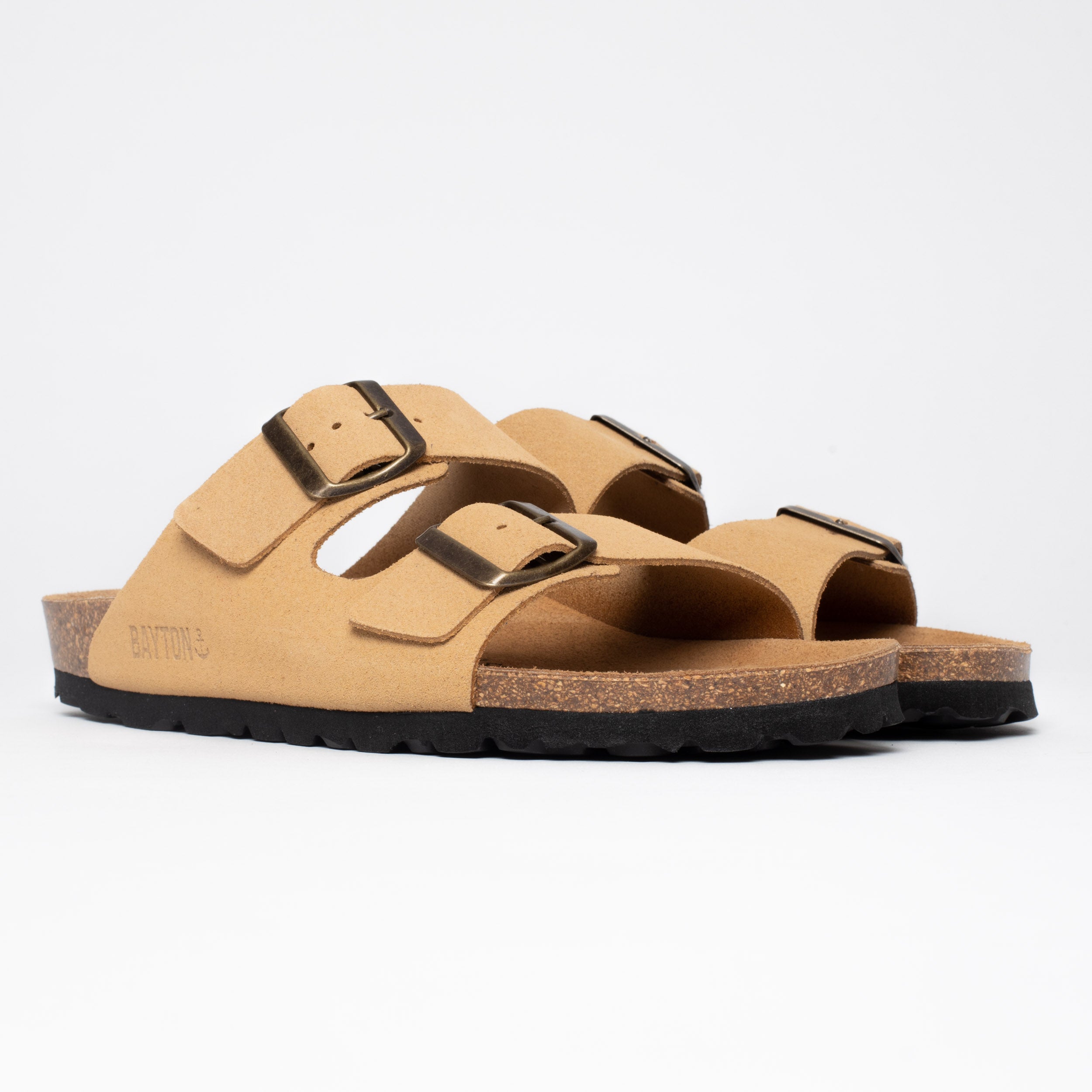 Sandalias Atlas 2 Tiras Camel