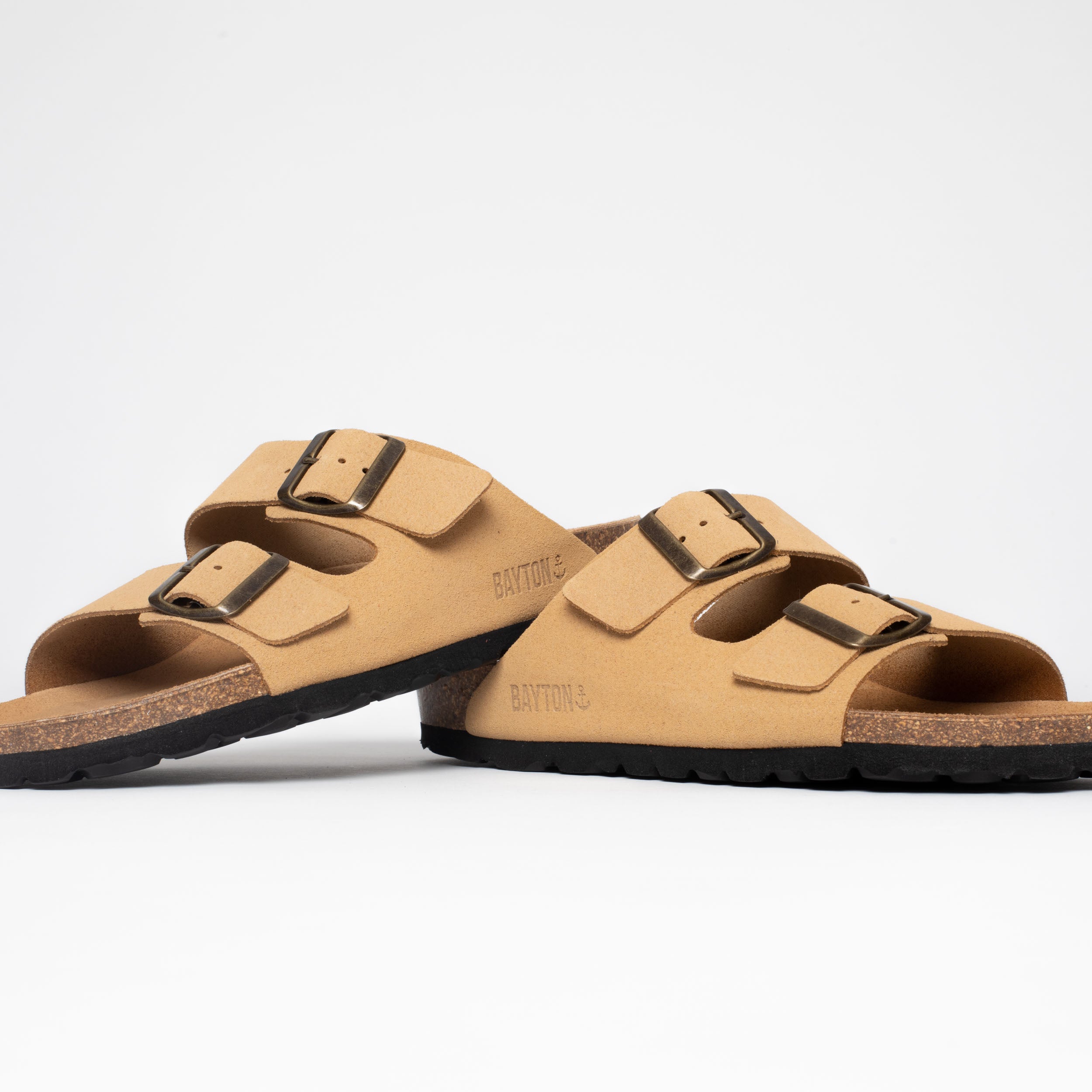 Sandalias Atlas 2 Tiras Camel