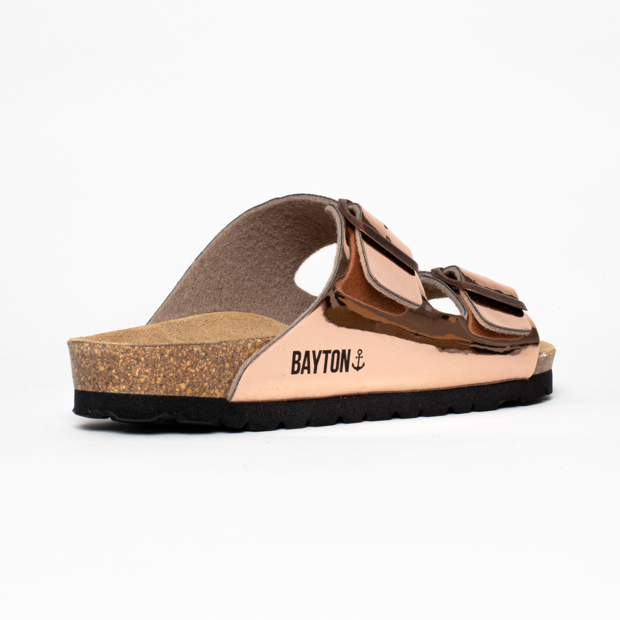 Atlas Rose Gold 2 Strap Sandals