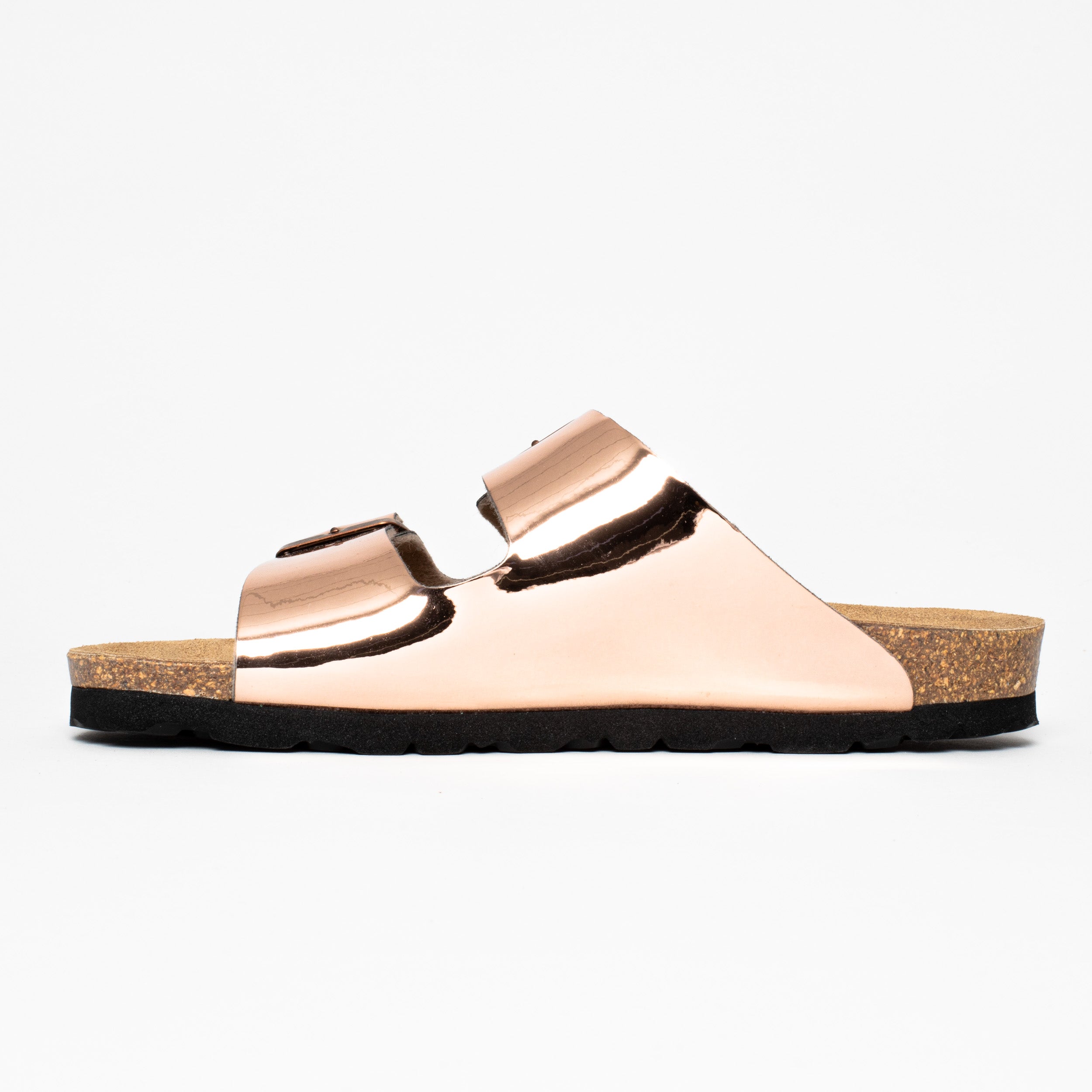 Atlas Rose Gold 2 Strap Sandals