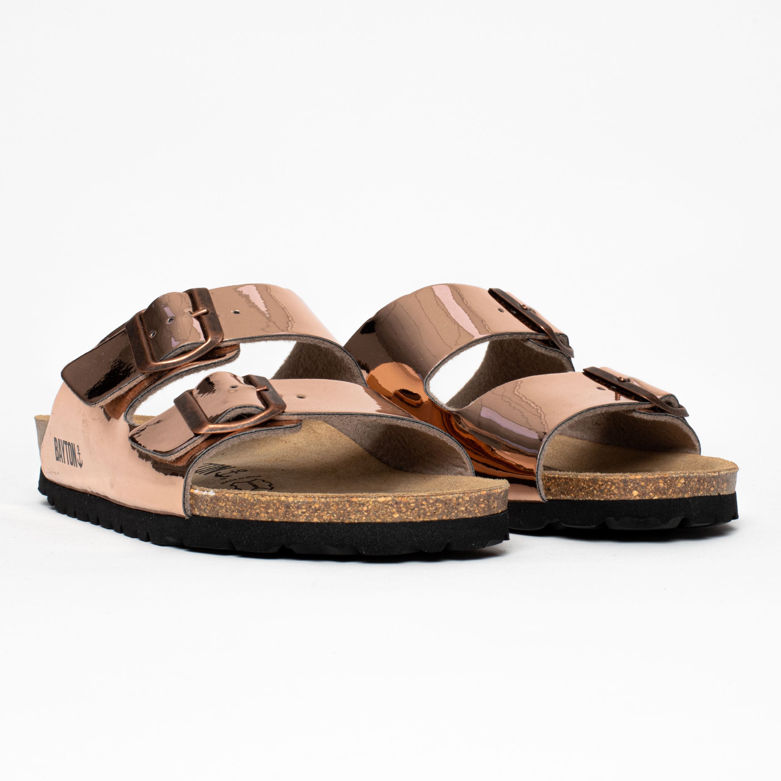 Atlas Rose Gold 2 Strap Sandals