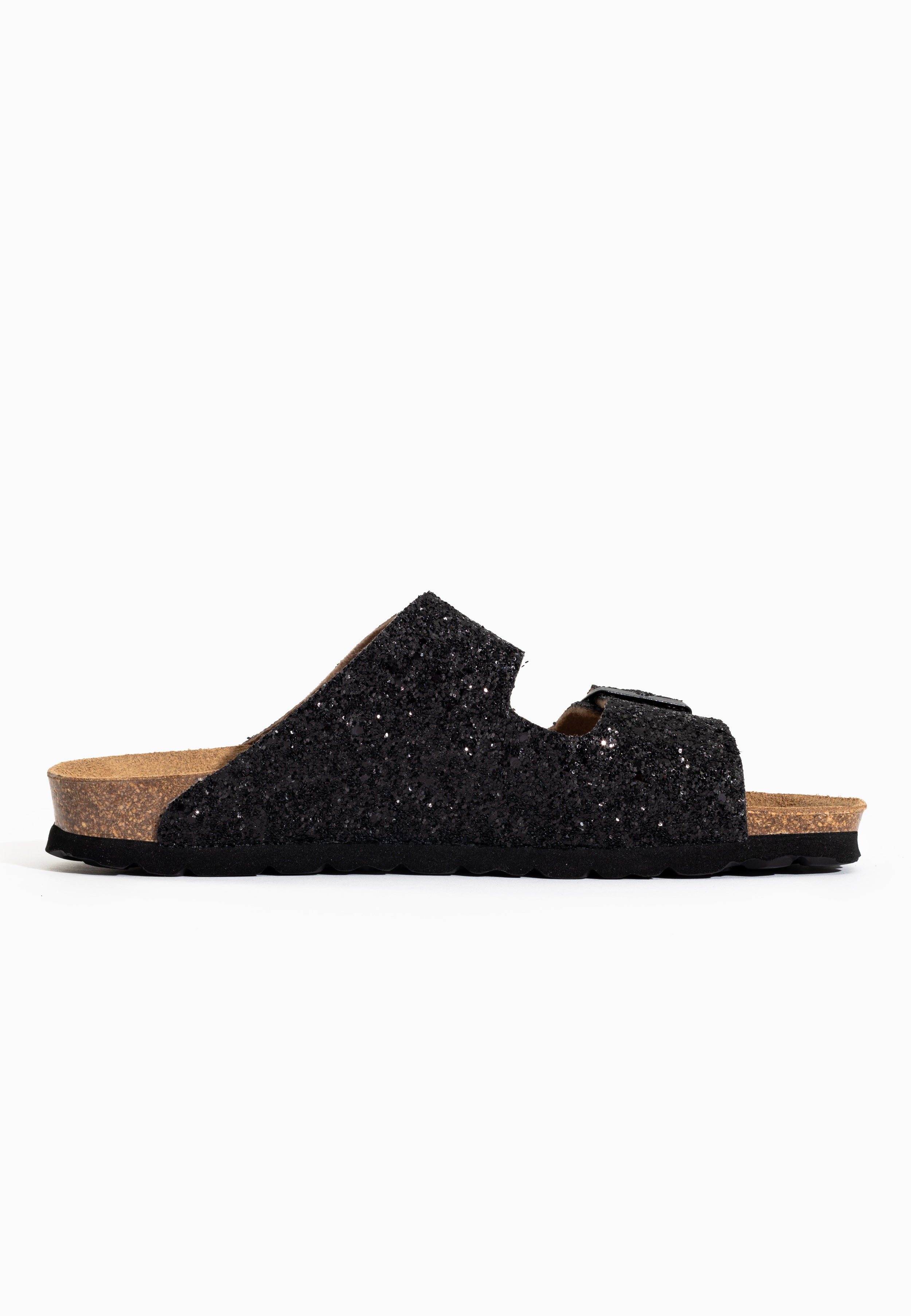 Atlas Black 2 Strap Sandals