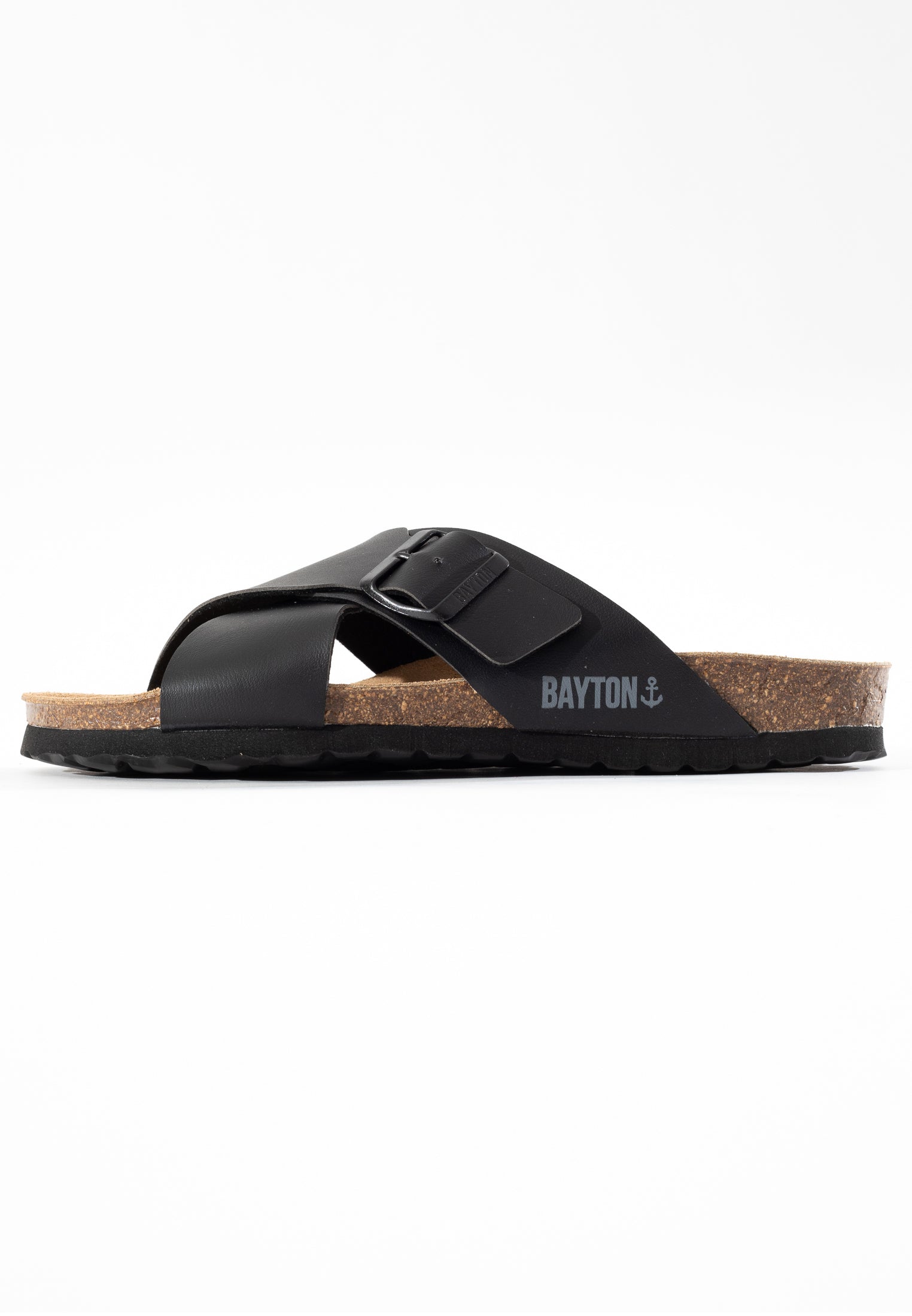 Era Black 2 Strap Sandals