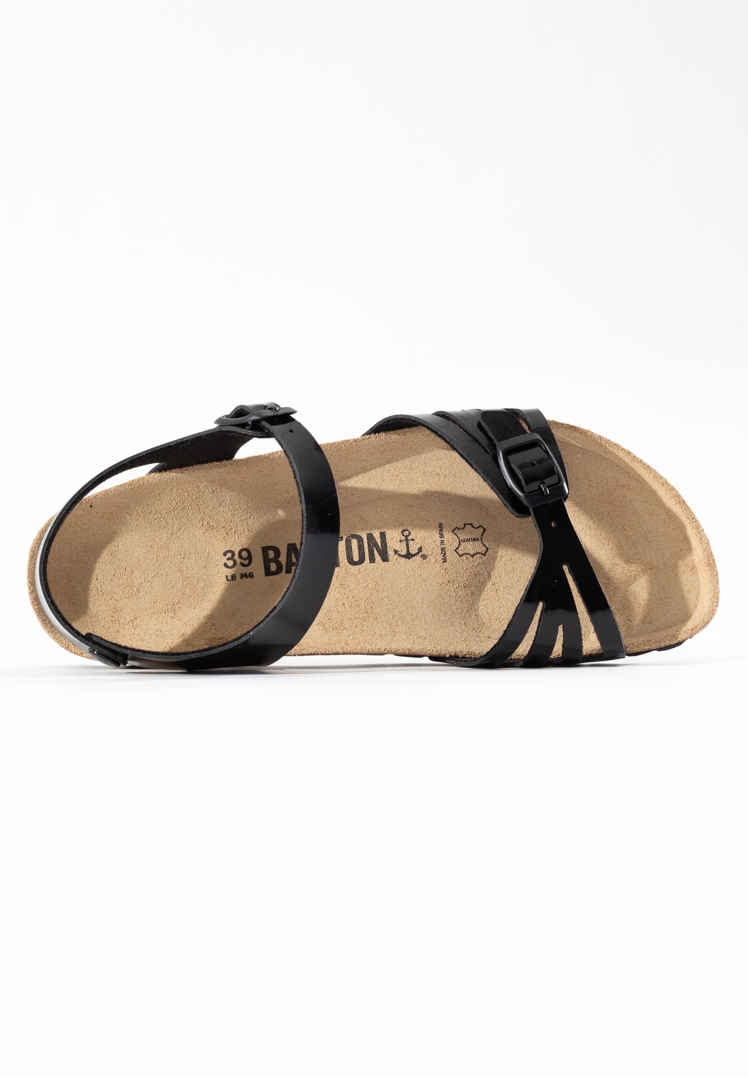 Eos Black Multi-Strap Sandals