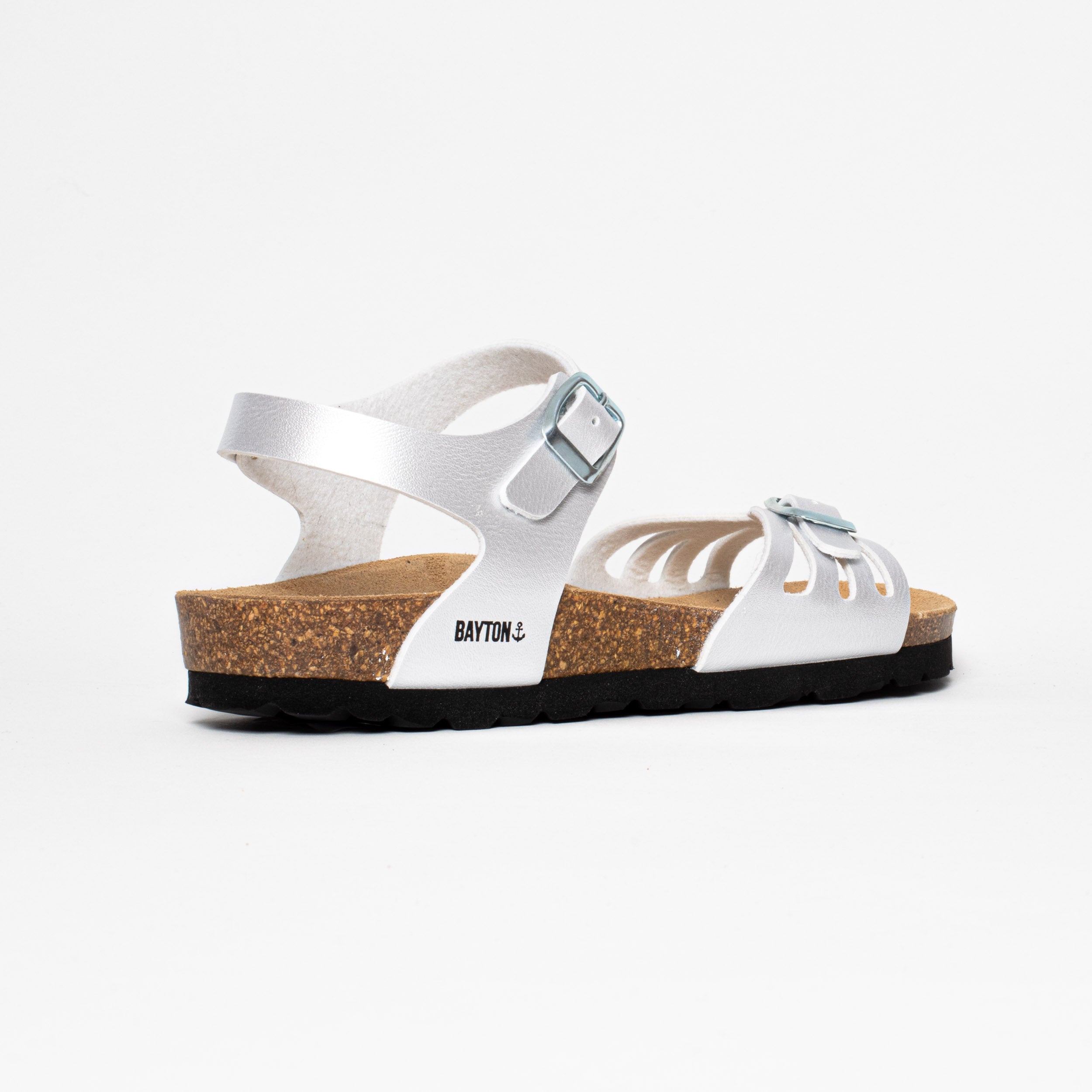 Eos Silver Multi-Strap Sandals