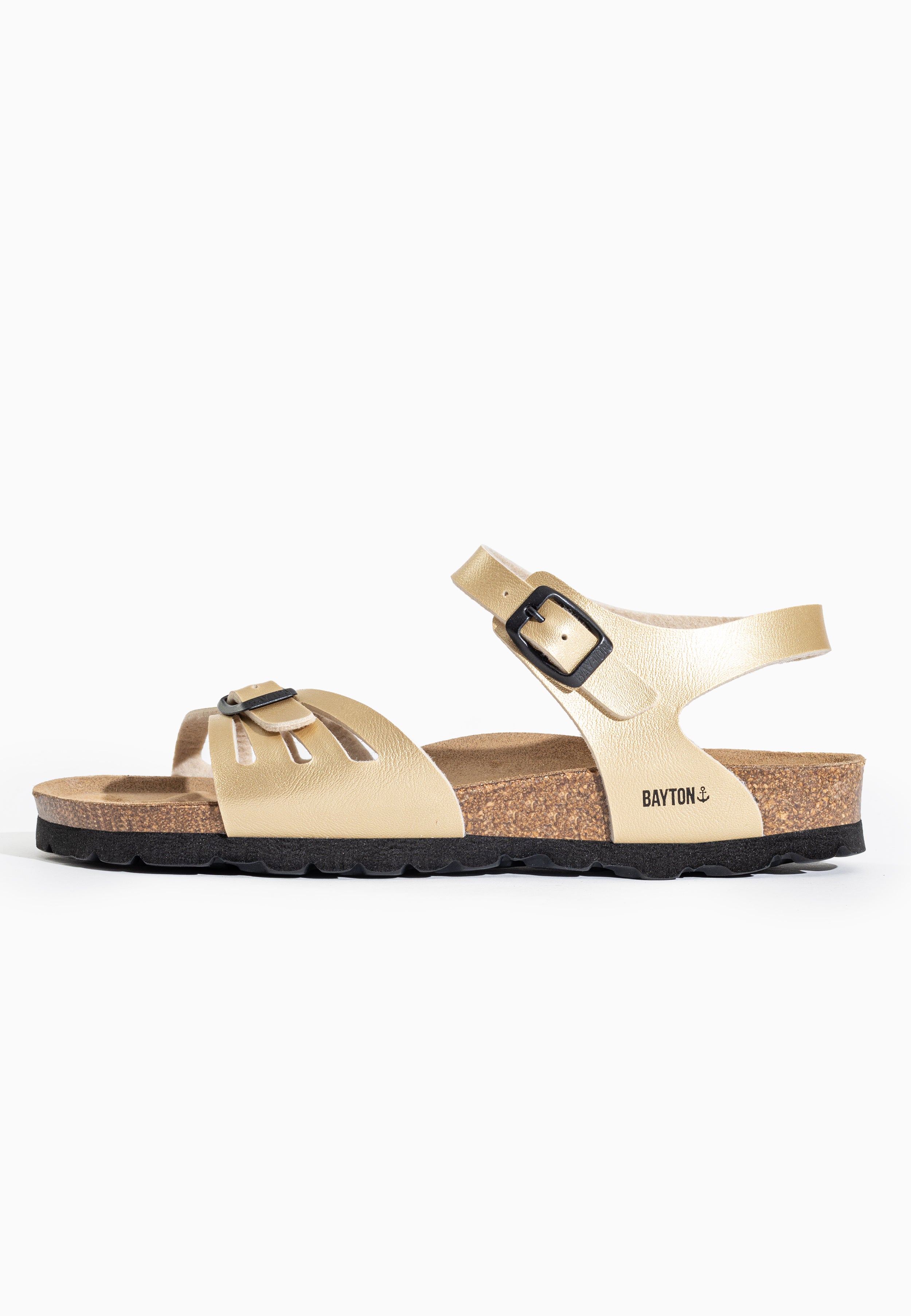 Eos Gold Multi-Strap Sandals