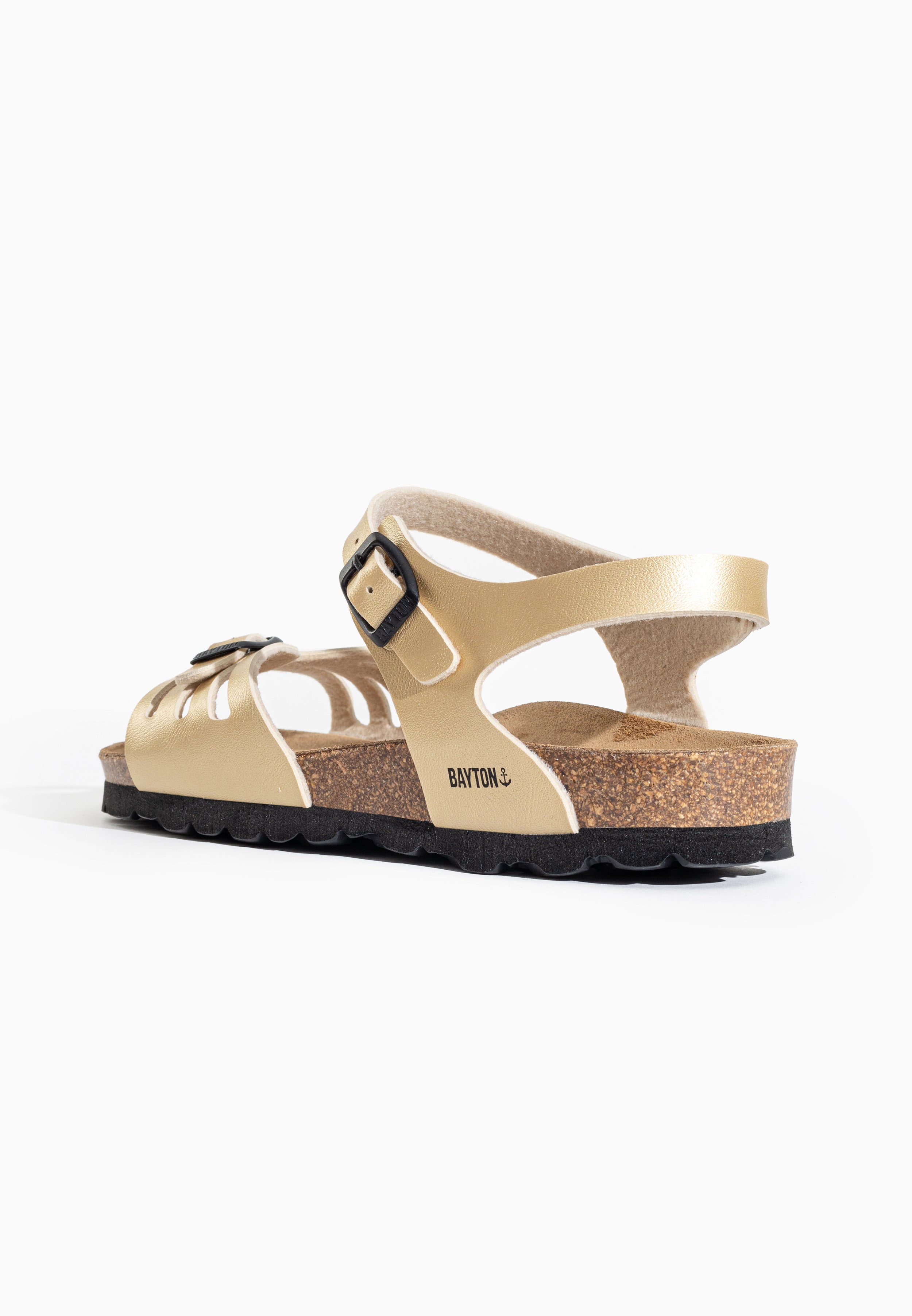 Eos Gold Multi-Strap Sandals