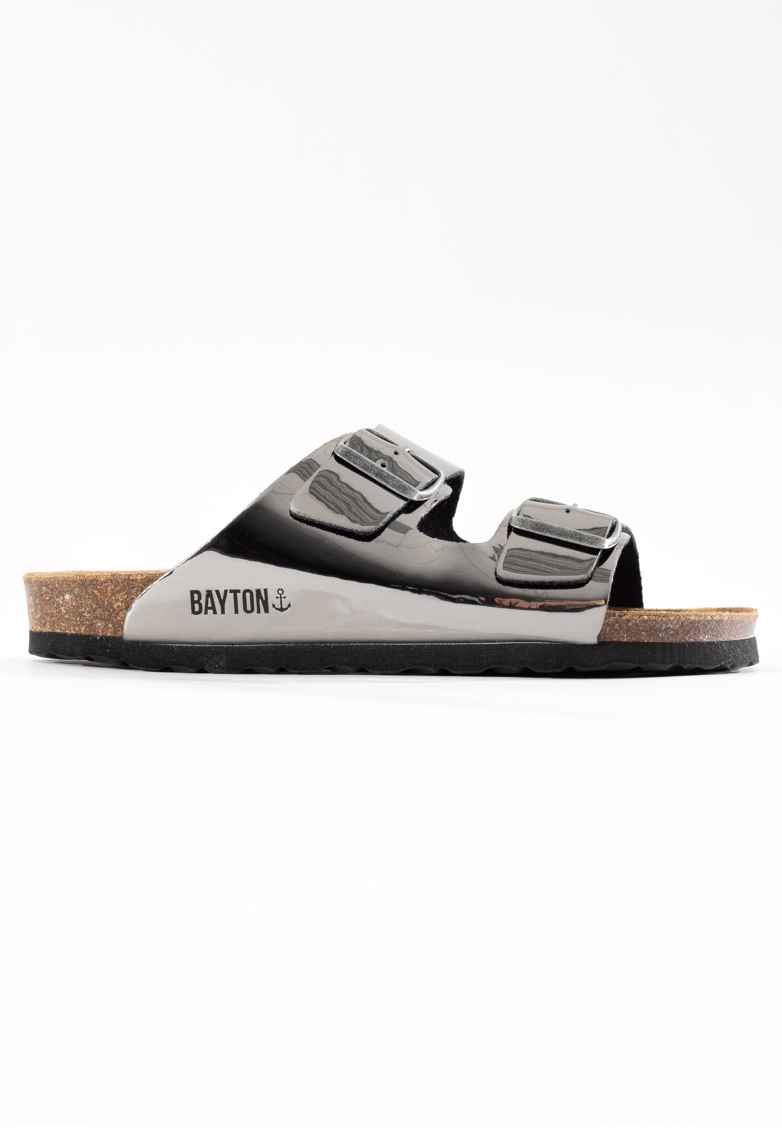 Atlas Anthracite 2 Strap Sandals