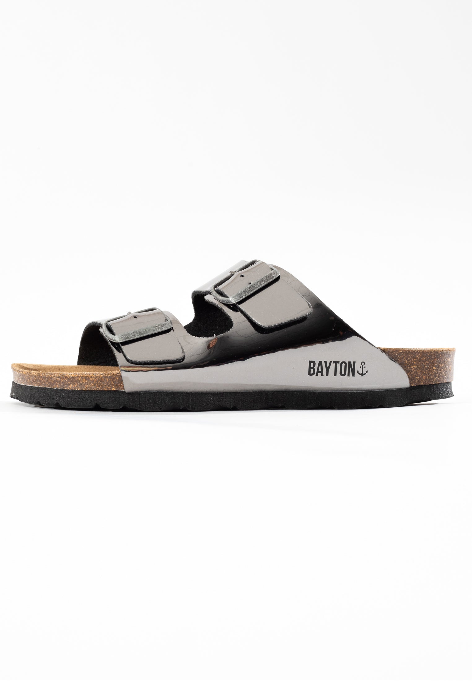 Atlas Anthracite 2 Strap Sandals