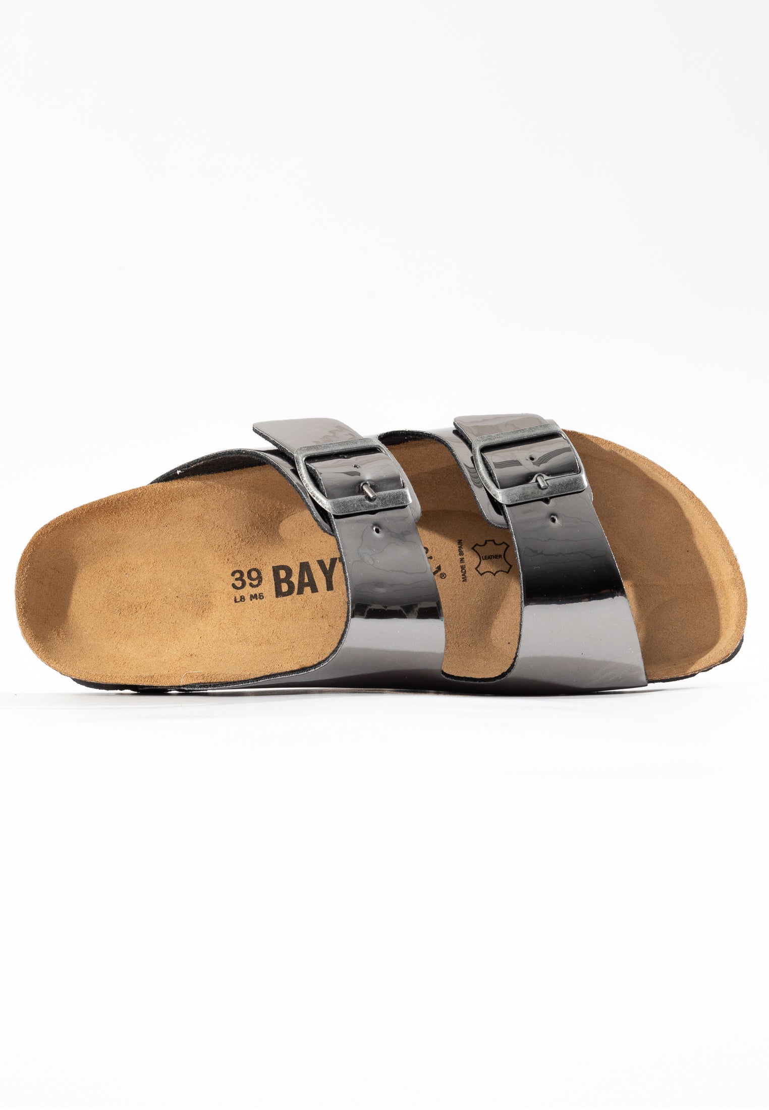 Atlas Anthracite 2 Strap Sandals