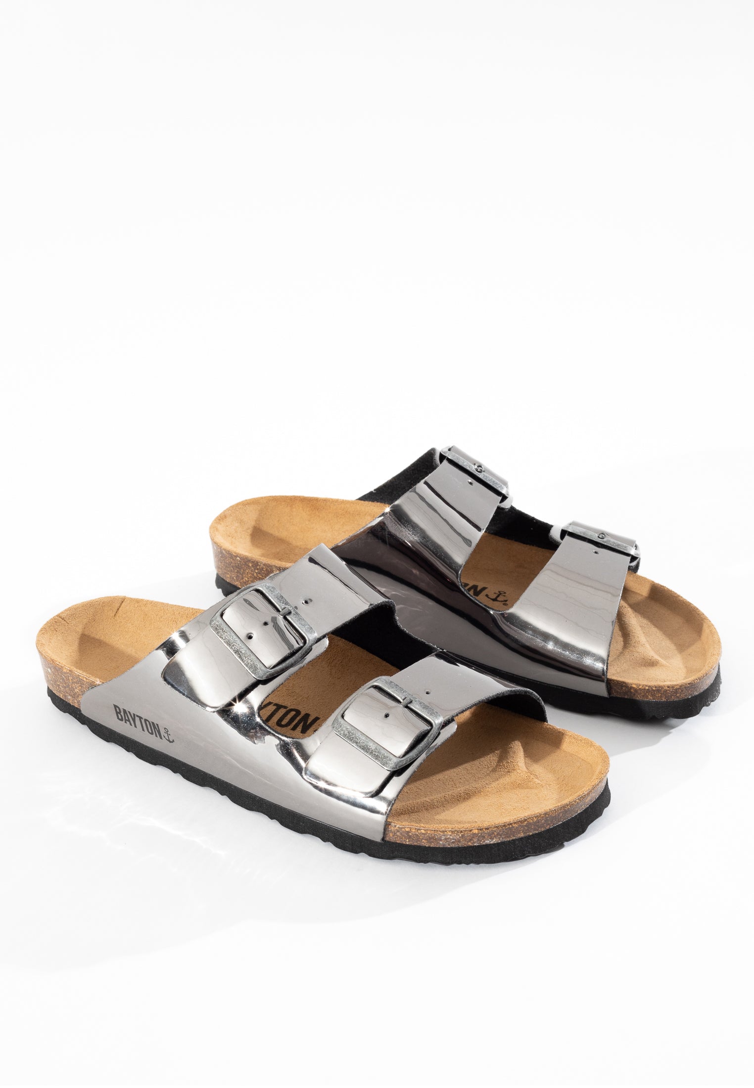 Atlas Anthracite 2 Strap Sandals