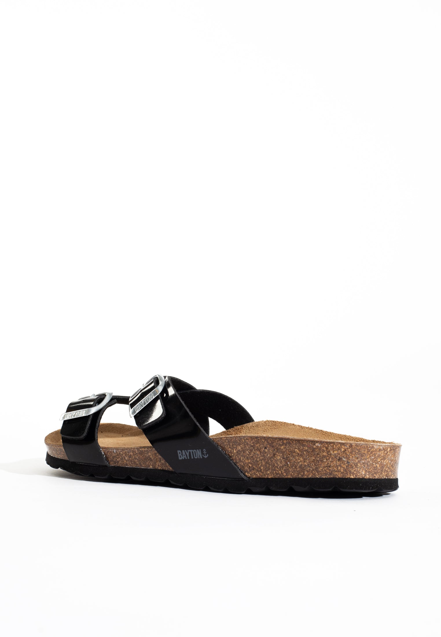 Cleo Black 2 Strap Sandals