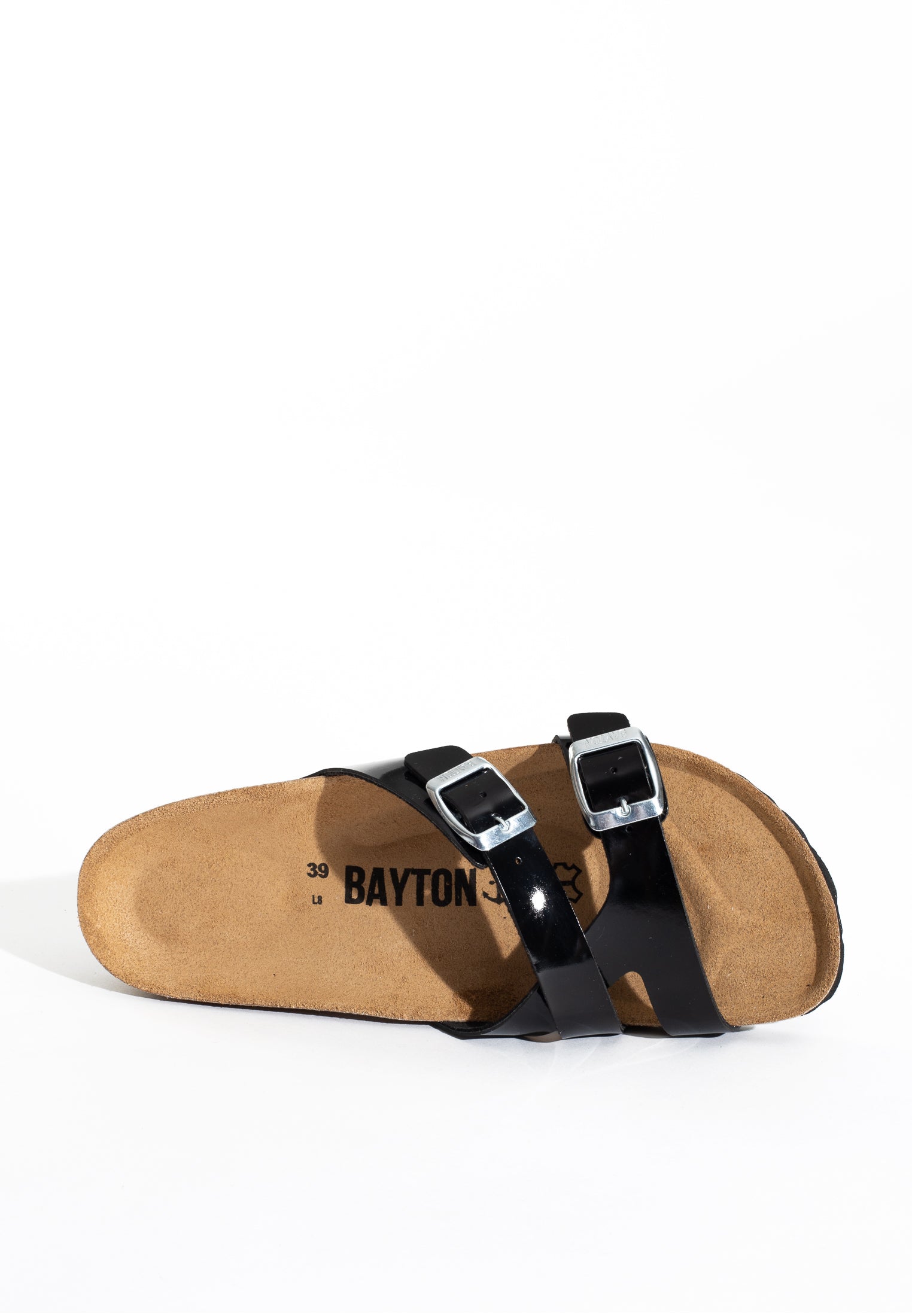 Cleo Black 2 Strap Sandals