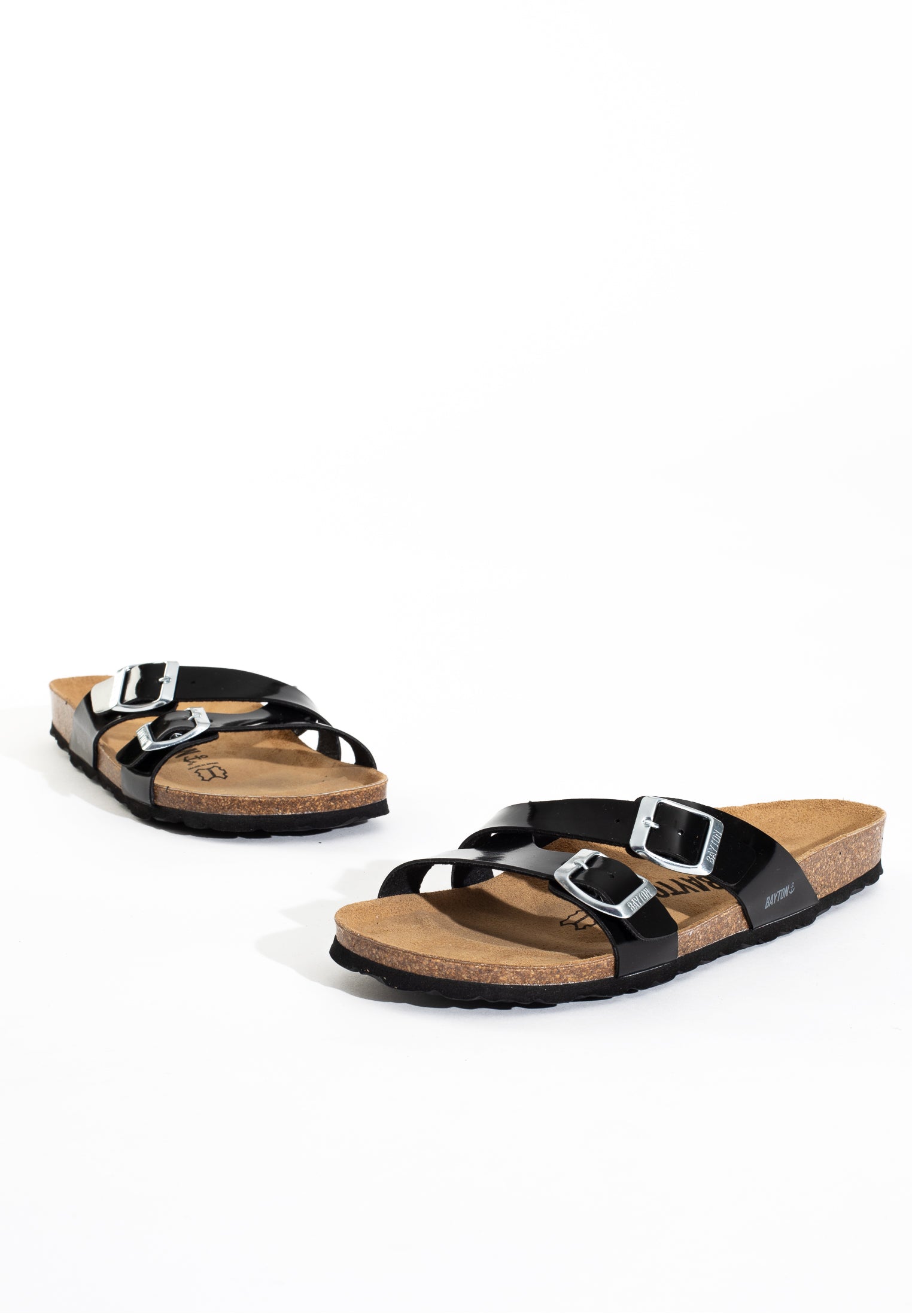 Sandalias Cleo 2 Tiras Negro