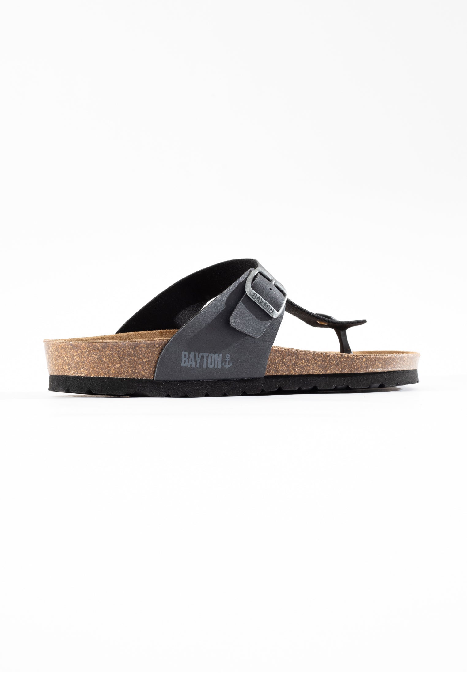 Sandalias con puntera Mercure gris oscuro