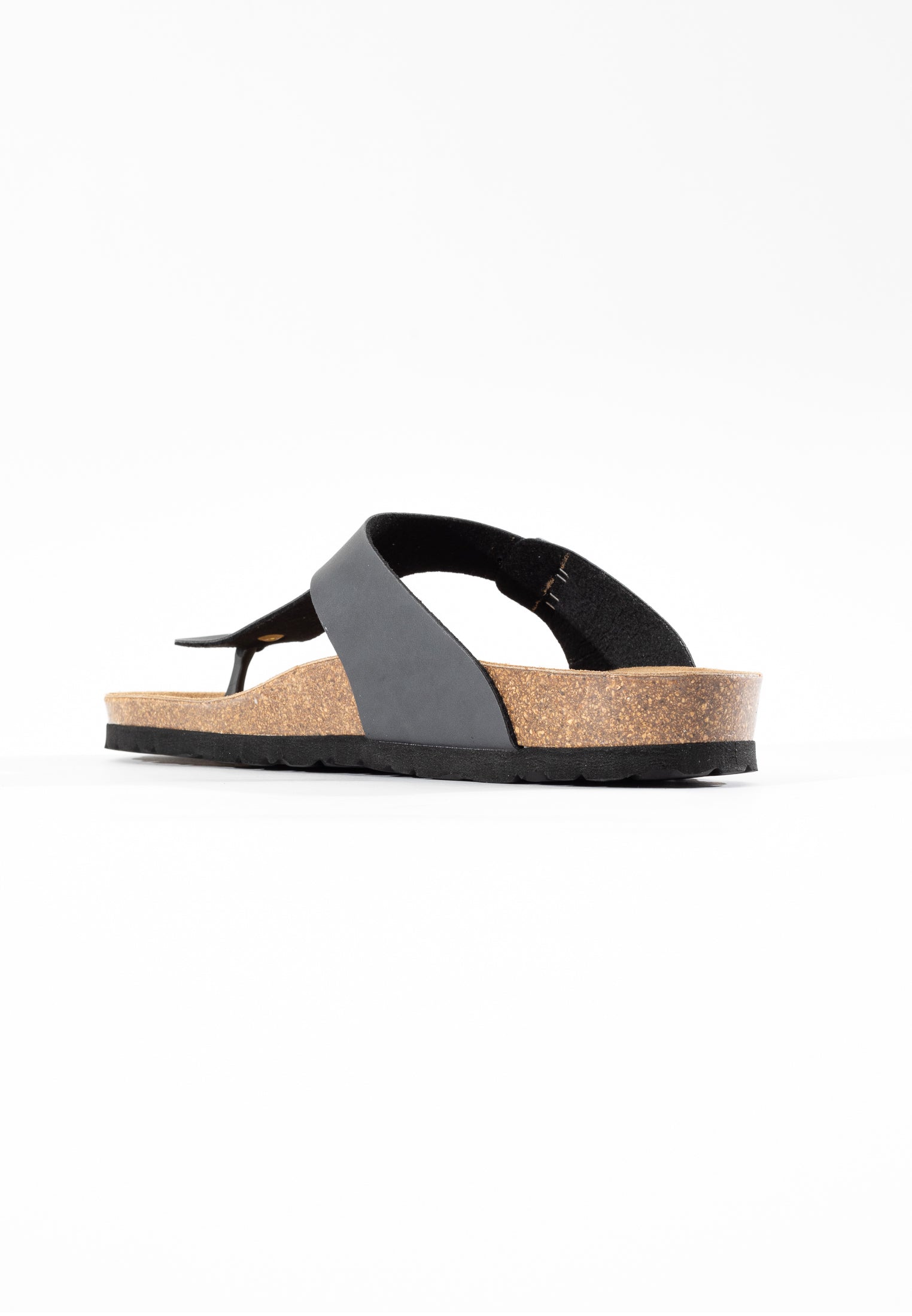 Dark Grey Mercury Toe-Thong Sandals