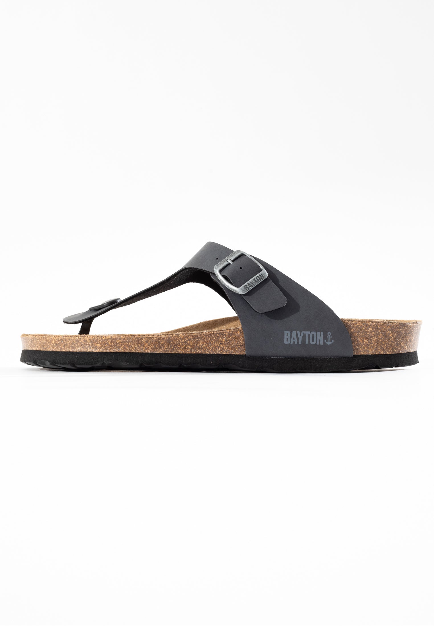 Sandalias con puntera Mercure gris oscuro