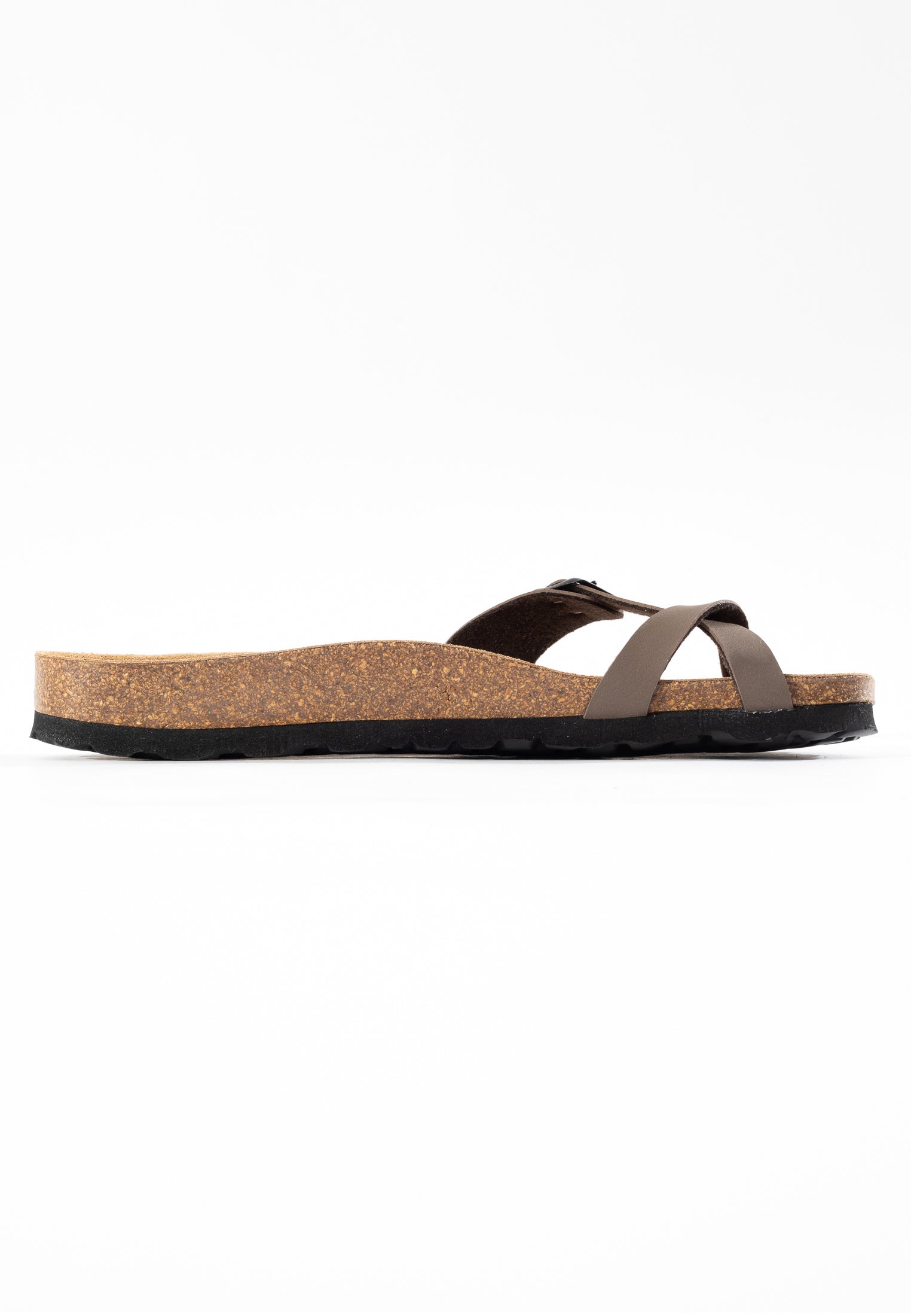 Junon Brown Toe-Strap Sandals