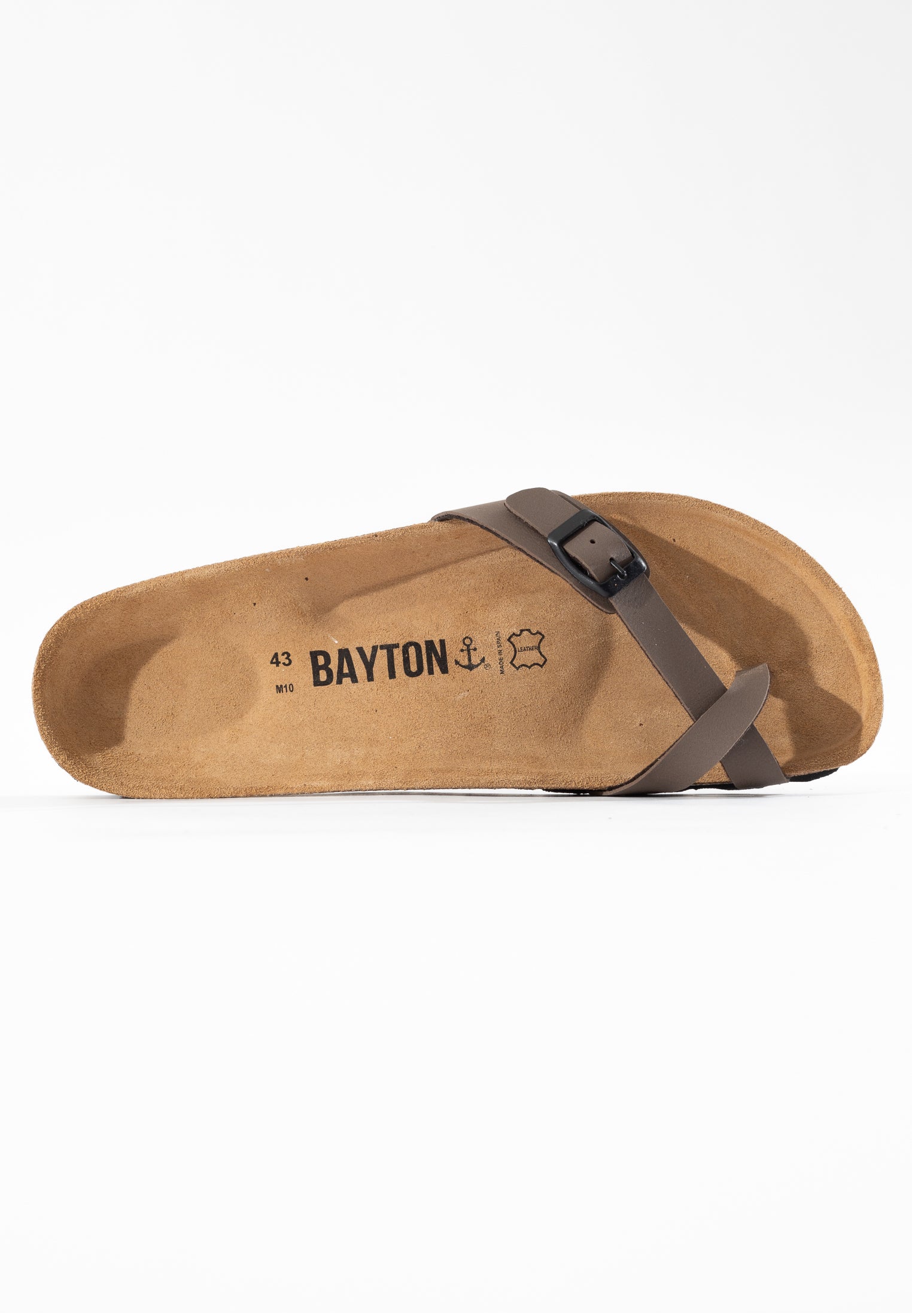 Junon Brown Toe-Strap Sandals