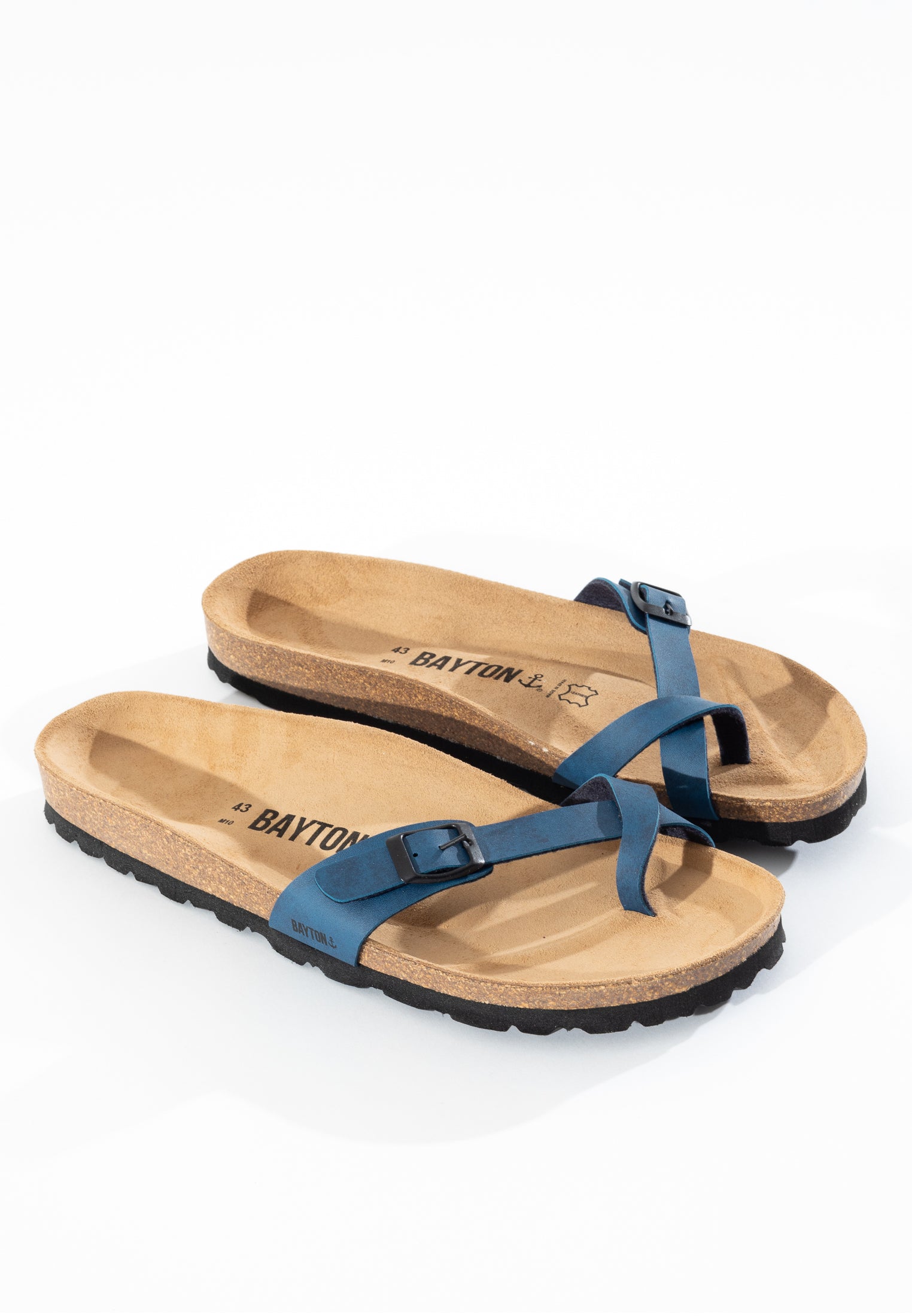 Junon Duck Blue Toe-Thong Sandals