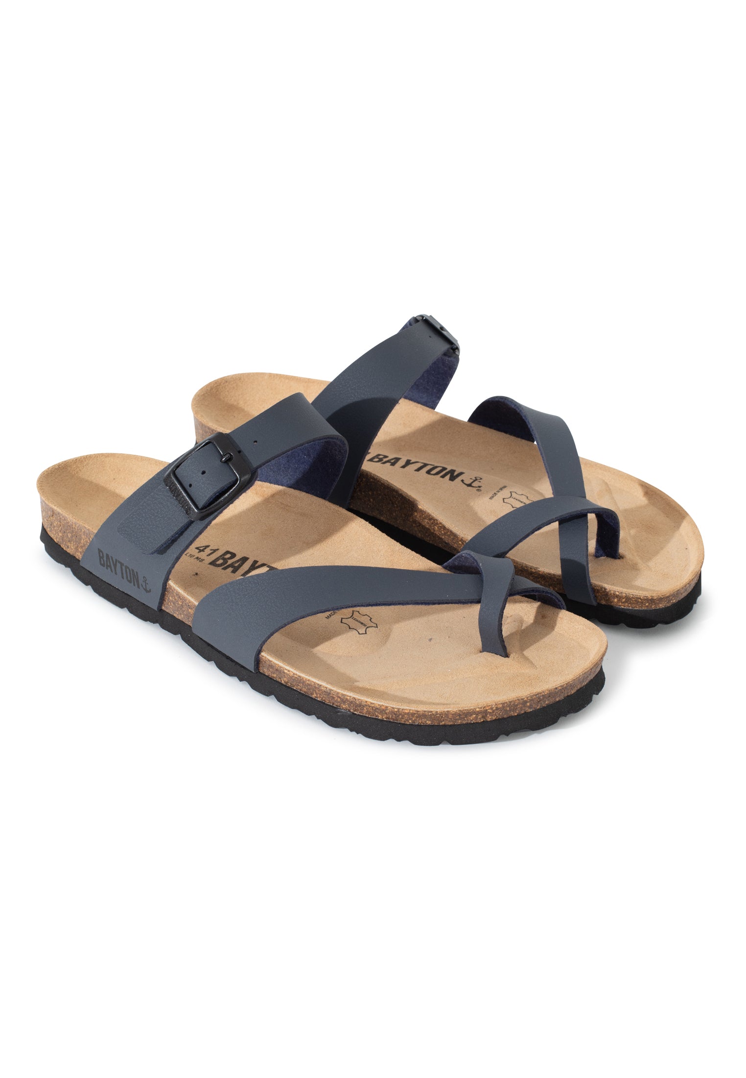 Diane Anthracite Toe-Thong Sandals