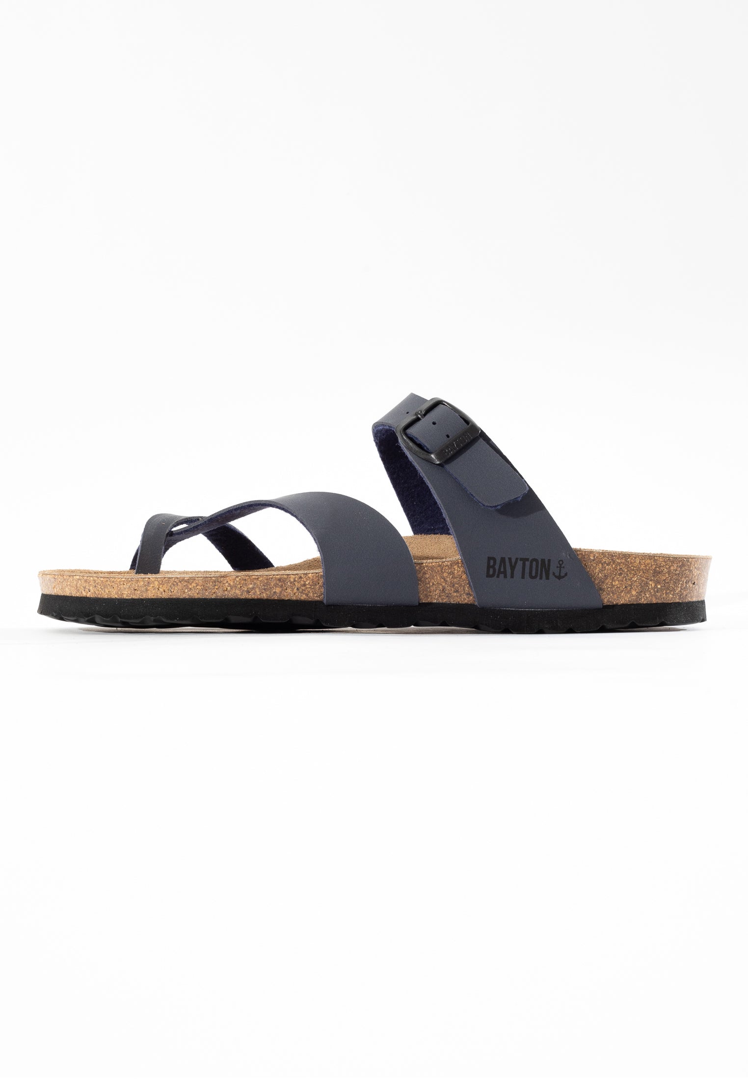 Diane Anthracite Toe-Thong Sandals