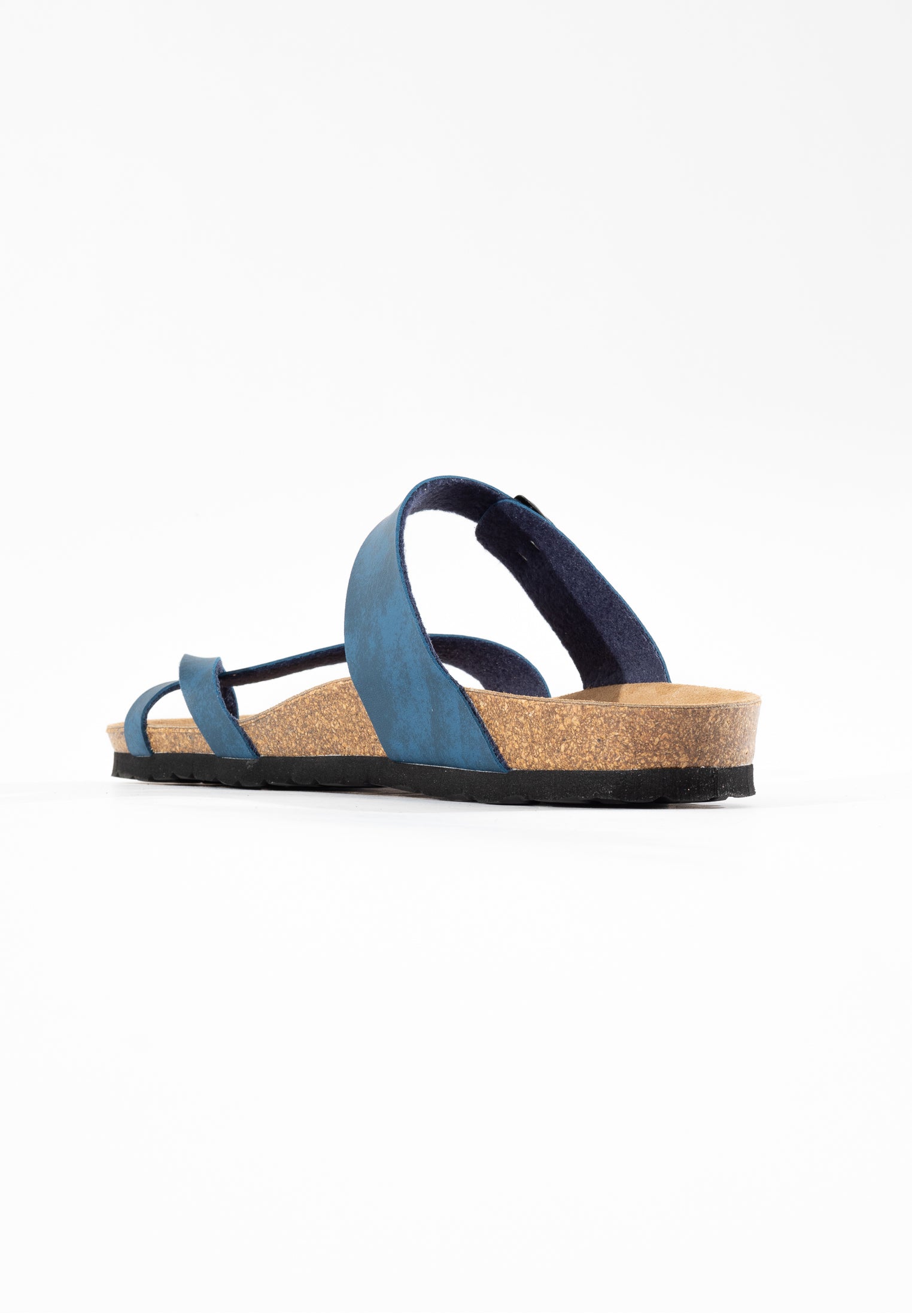 Sandalias Diane Con Punta Abierta Azul