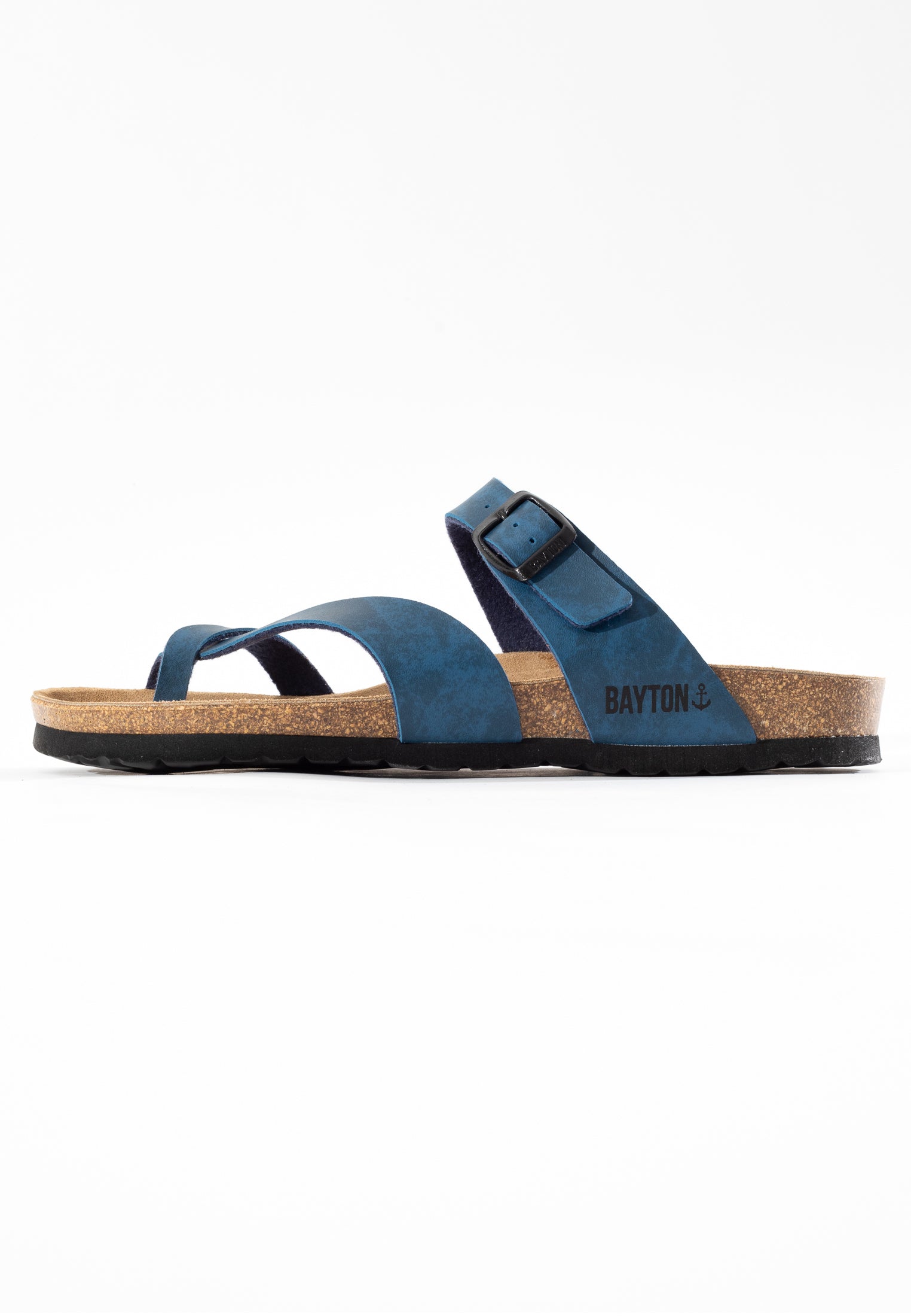 Sandalias Diane Con Punta Abierta Azul