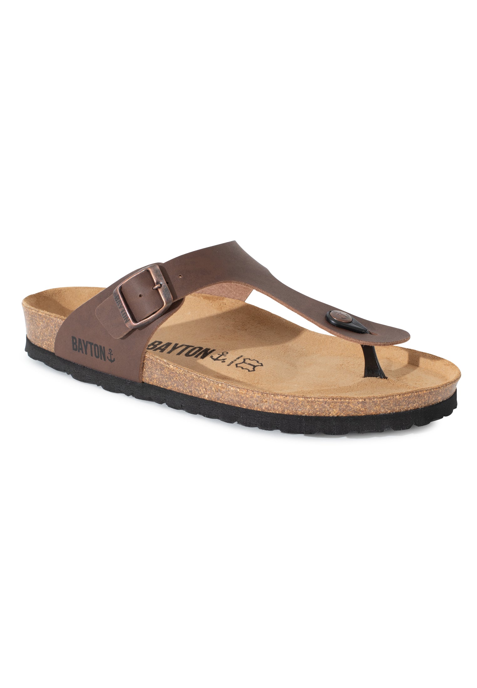 Chocolate Mercury Toe-Strap Sandals