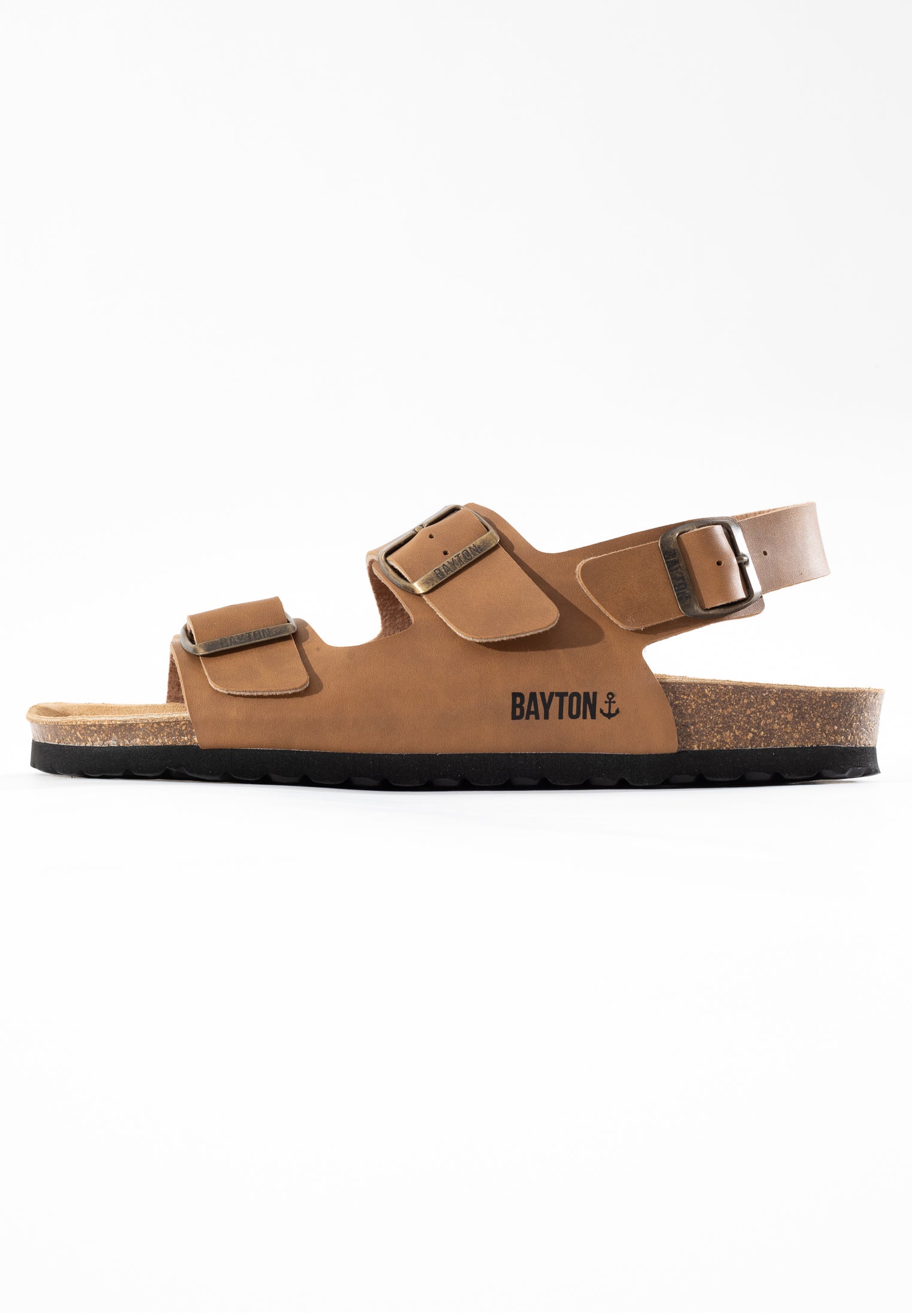 Achille Multibrides Camel Sandals