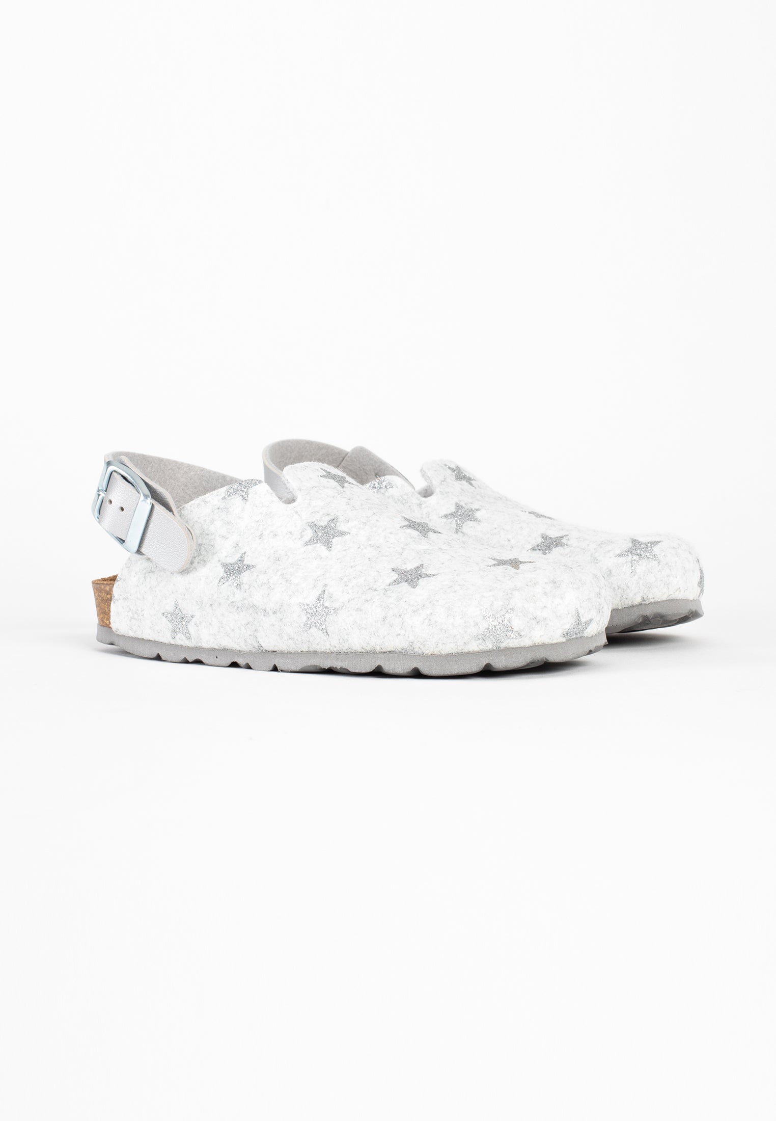 Noma Light Grey Clogs