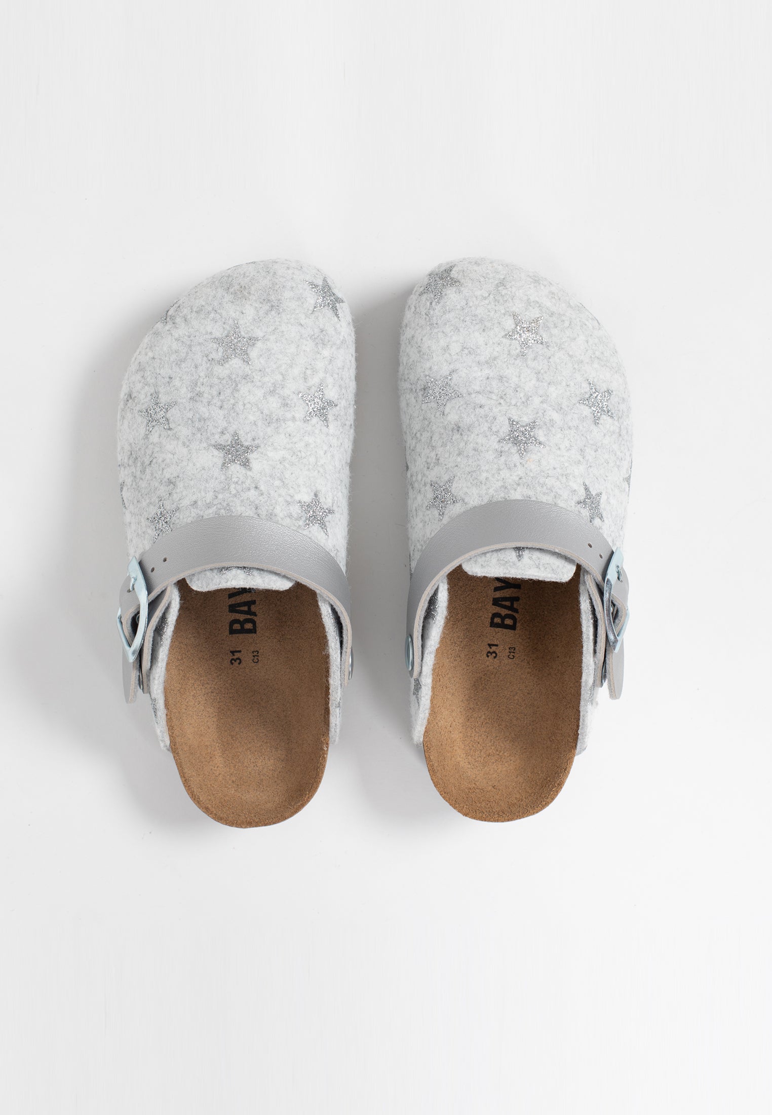 Noma Light Grey Clogs