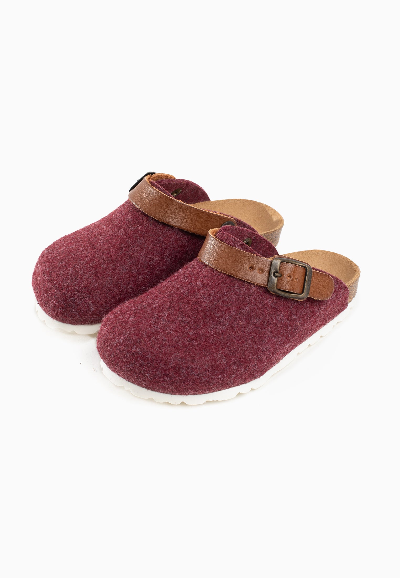 Burgundy Shetland Clogs