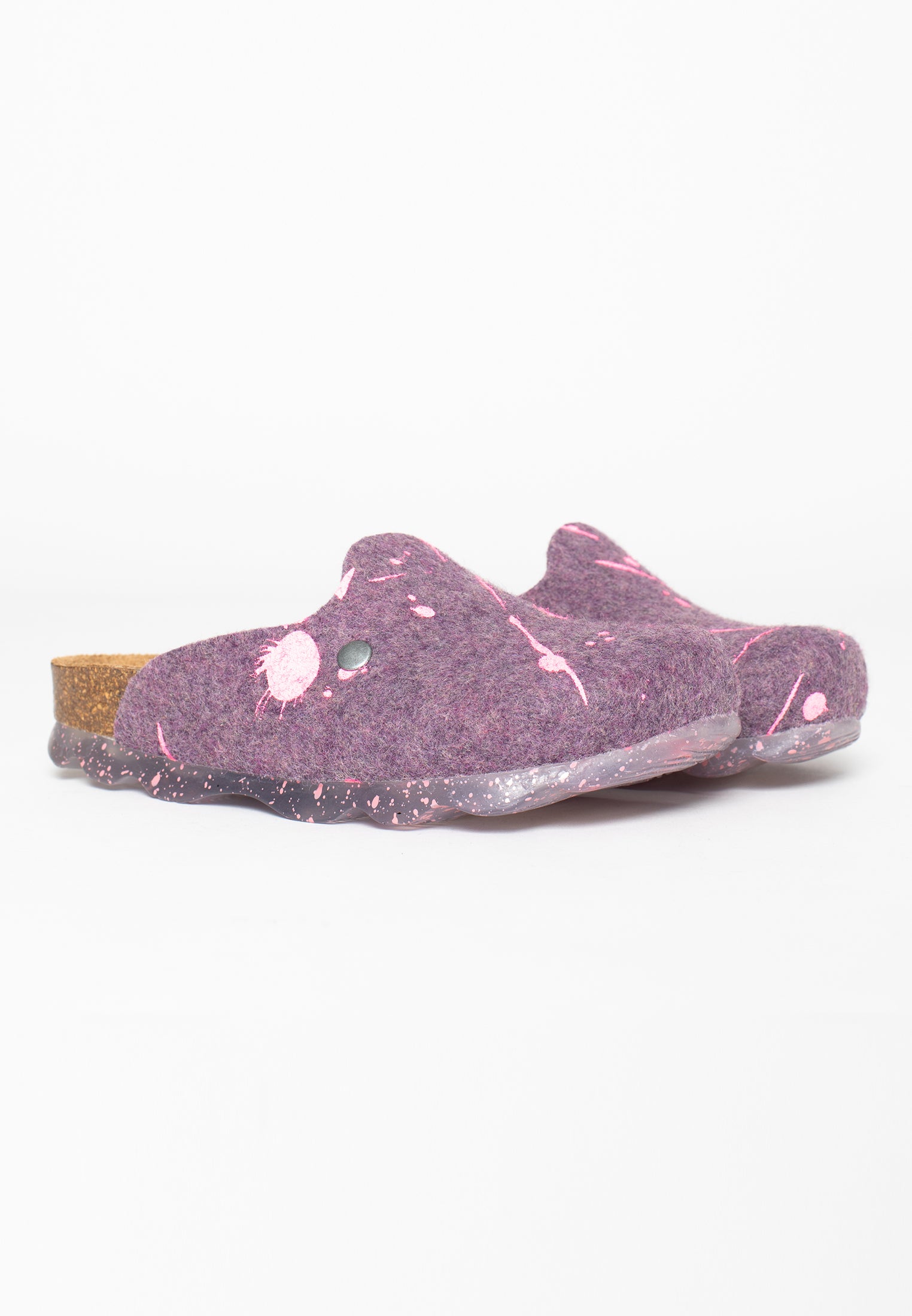 Malaki Purple Clogs