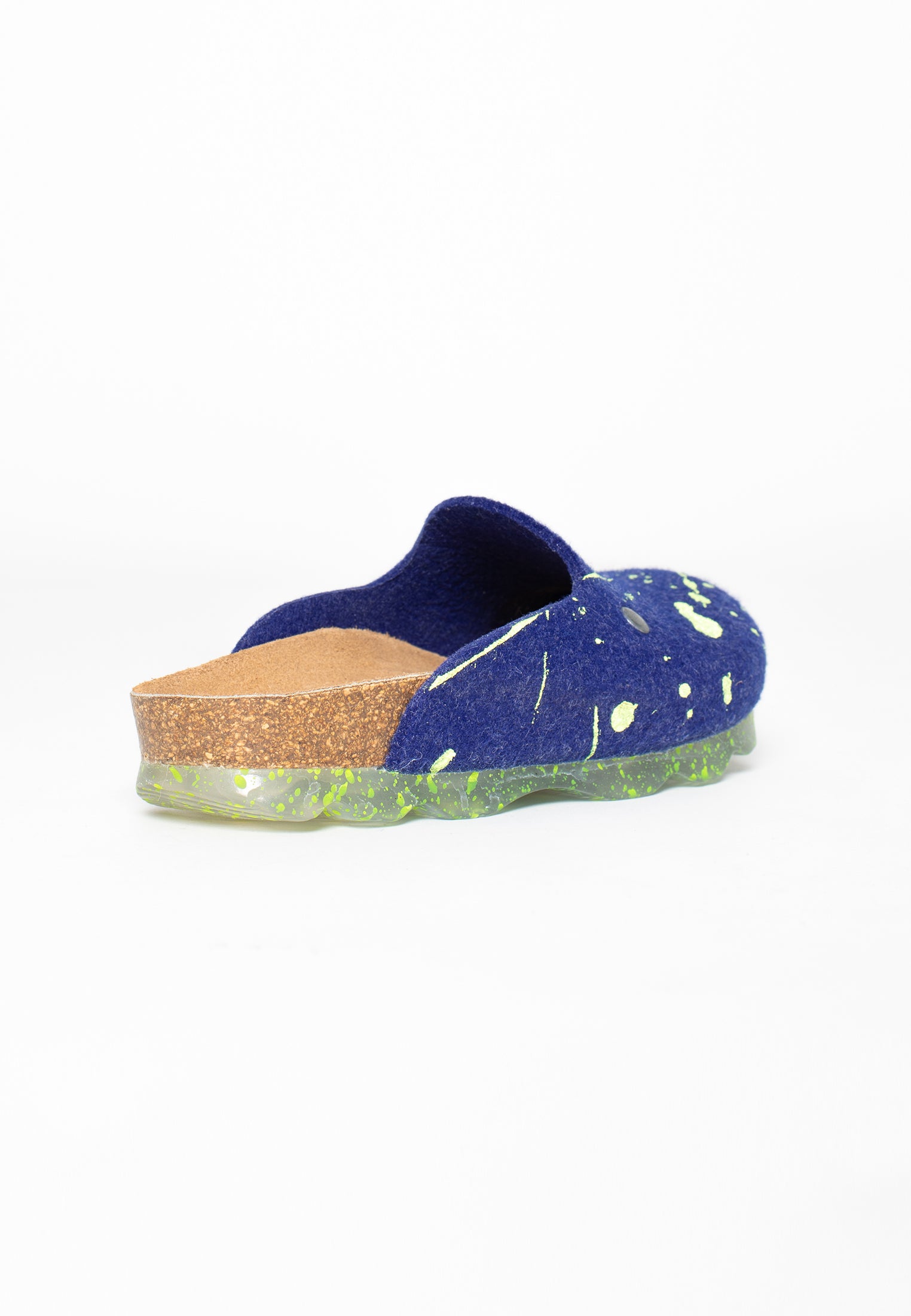 Malaki Navy Blue Clogs