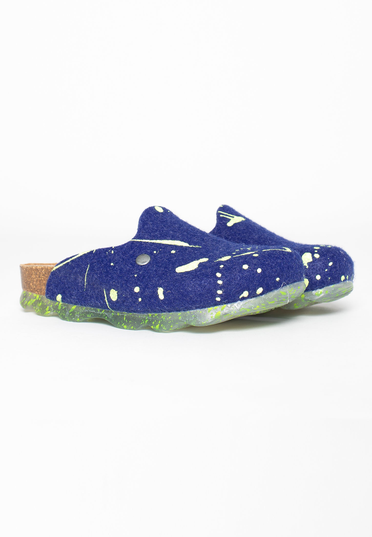 Malaki Navy Blue Clogs