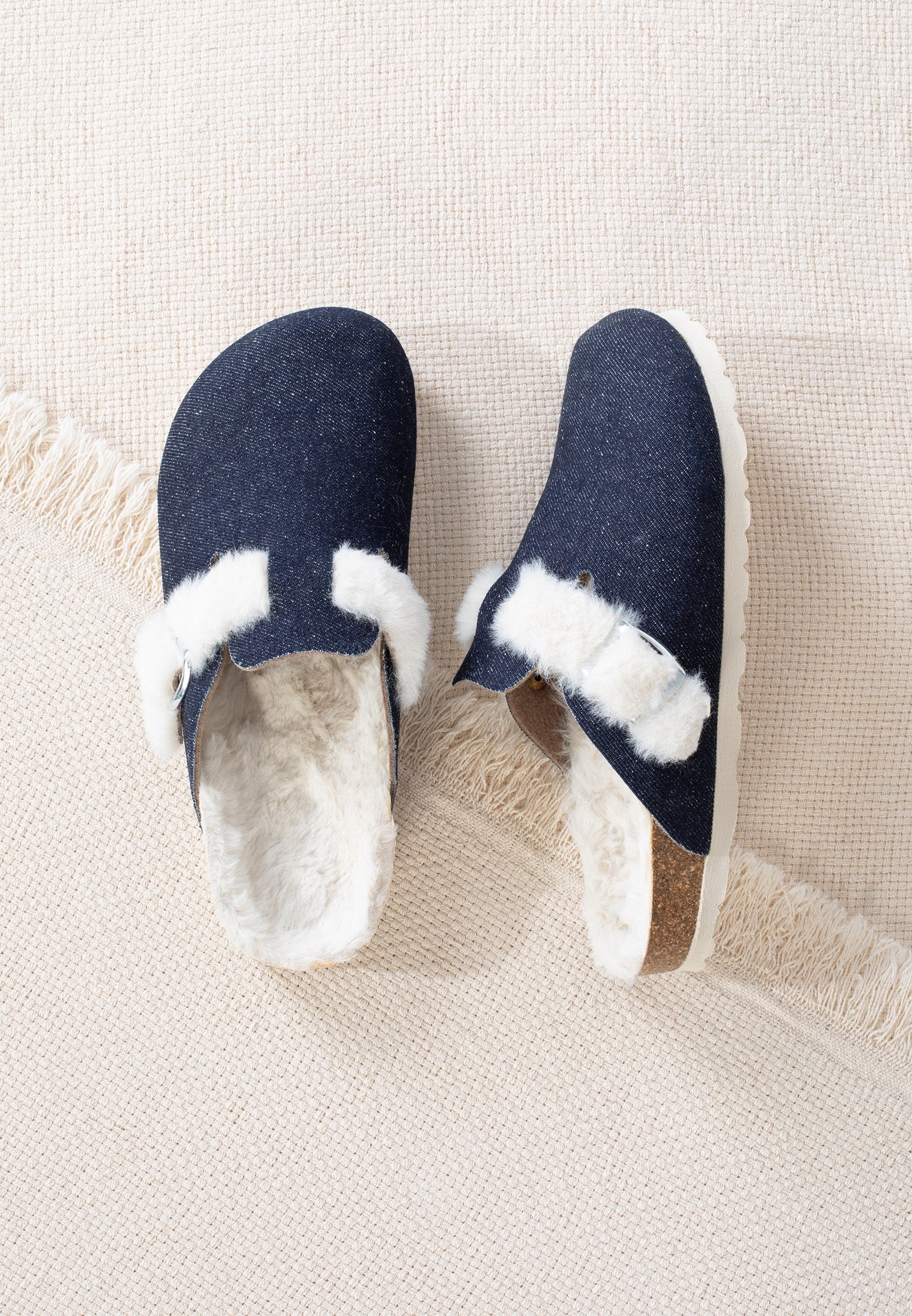 Moke Clogs Navy blue