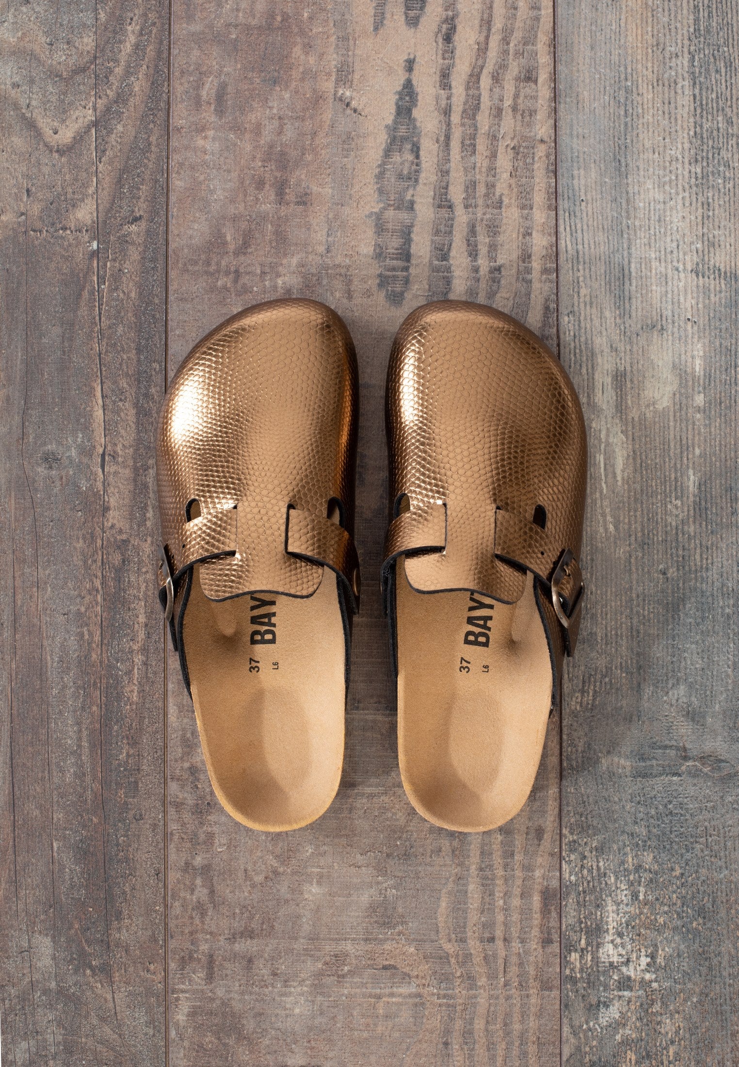 Moke Bronze Clogs