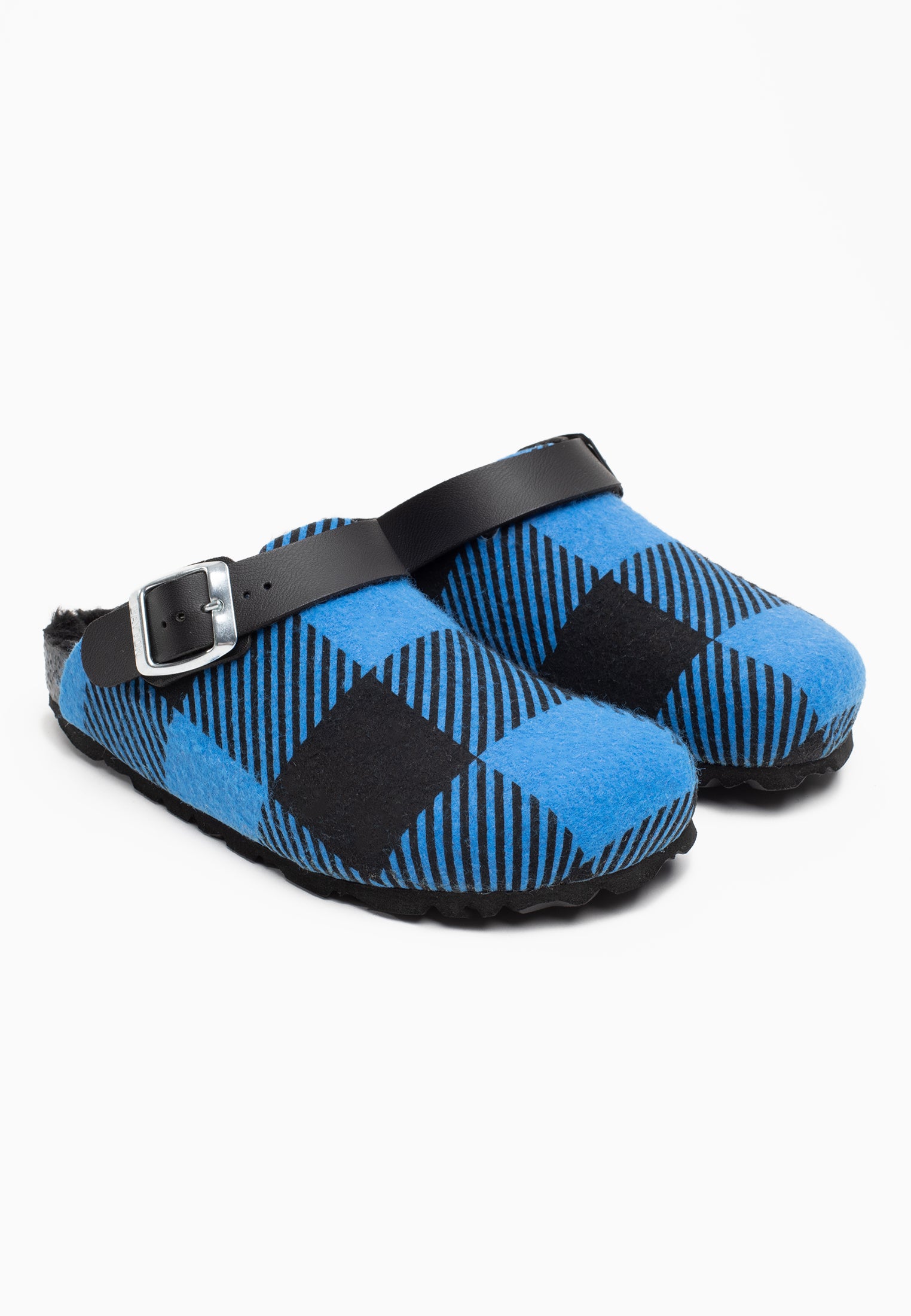 Noma Blue and Black Clogs