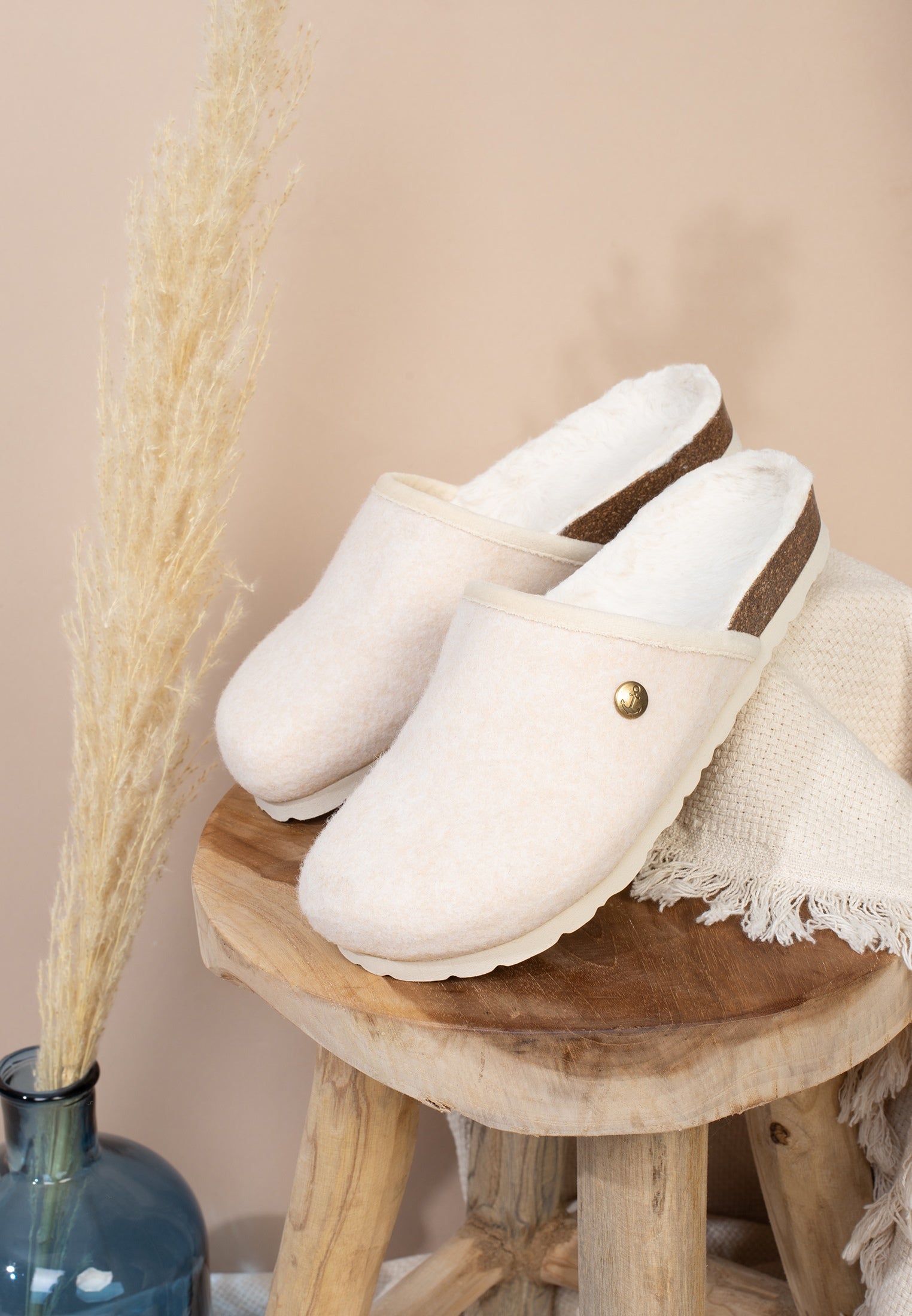 Keystone Beige Clogs