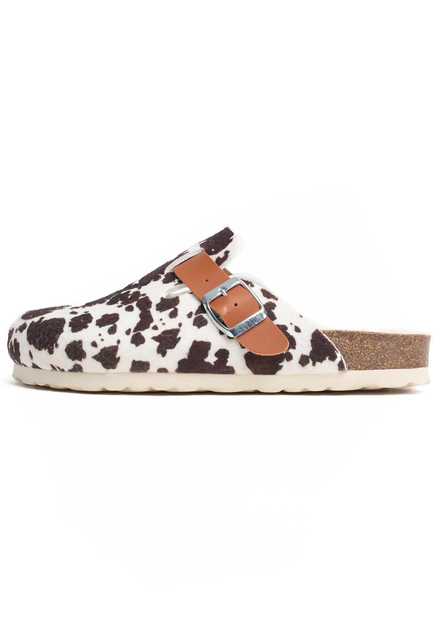 Moke Brown and White Clogs