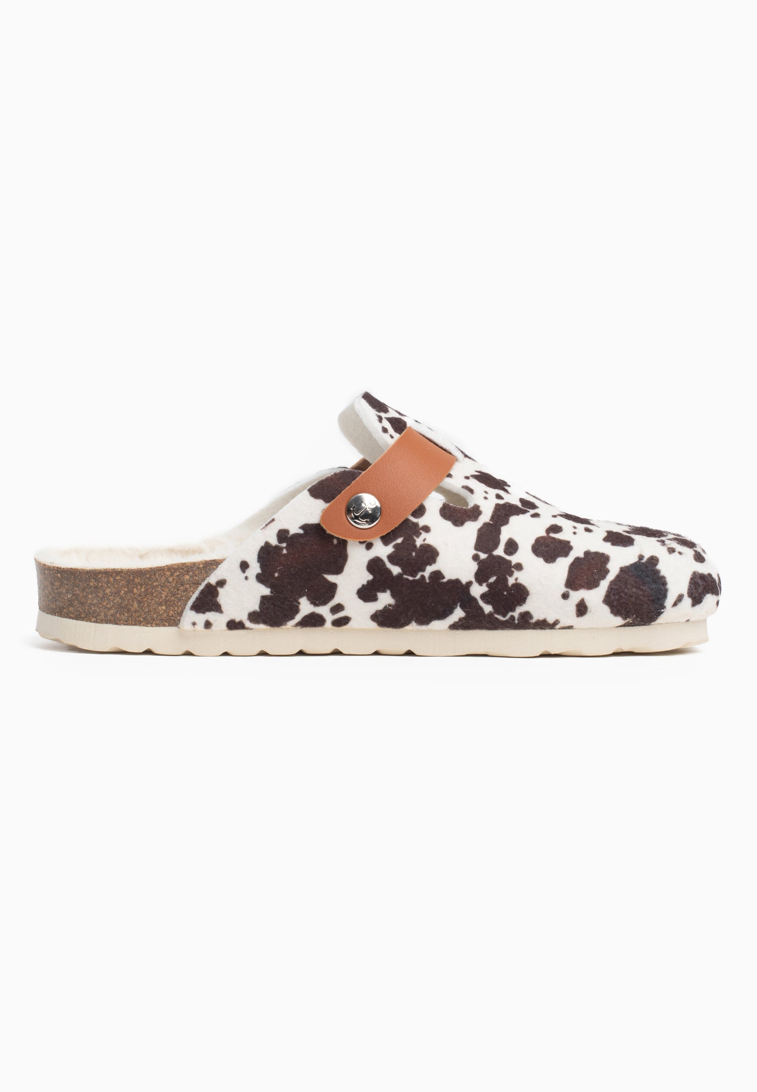 Moke Brown and White Clogs