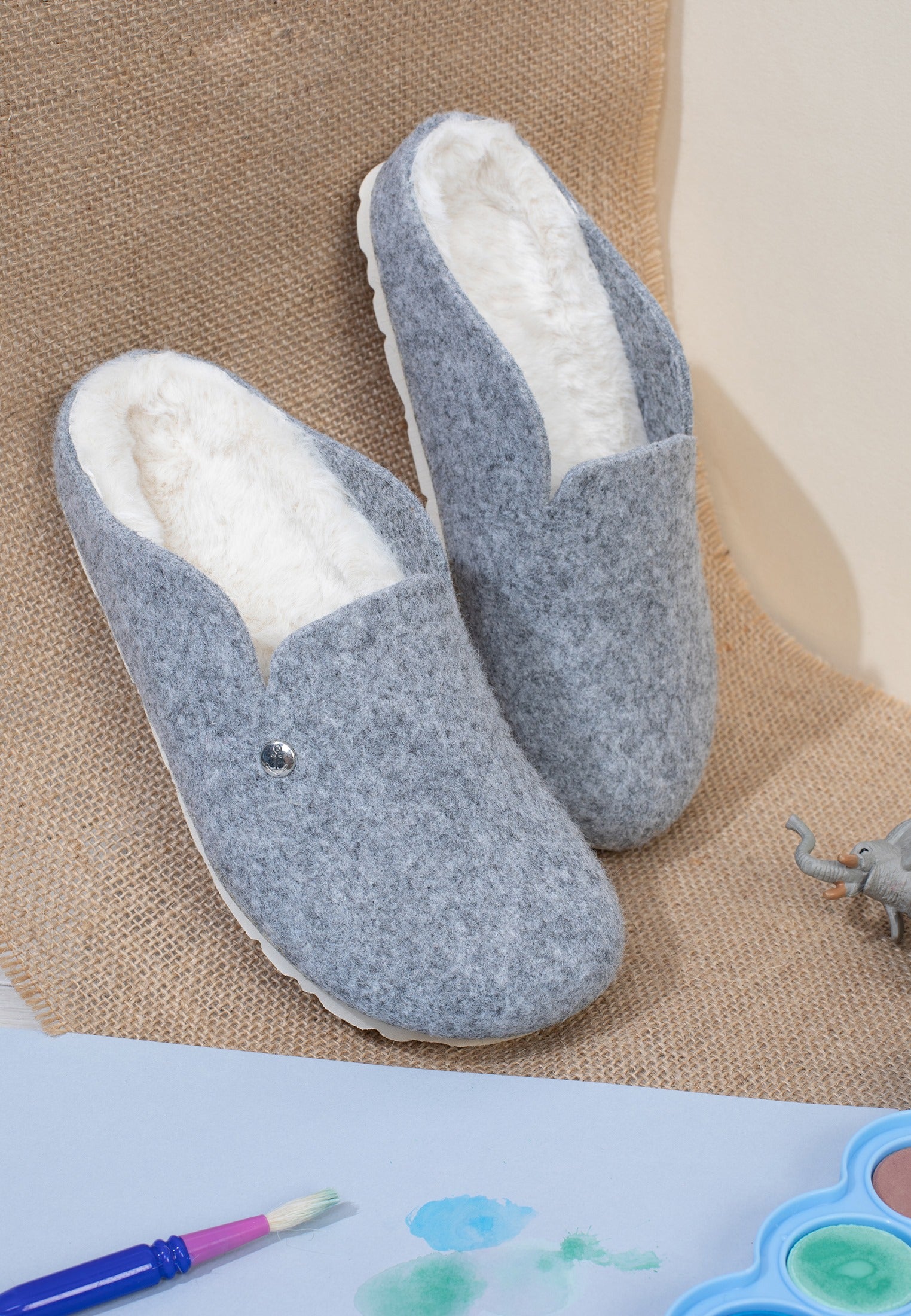 Zermatt Grey Clogs