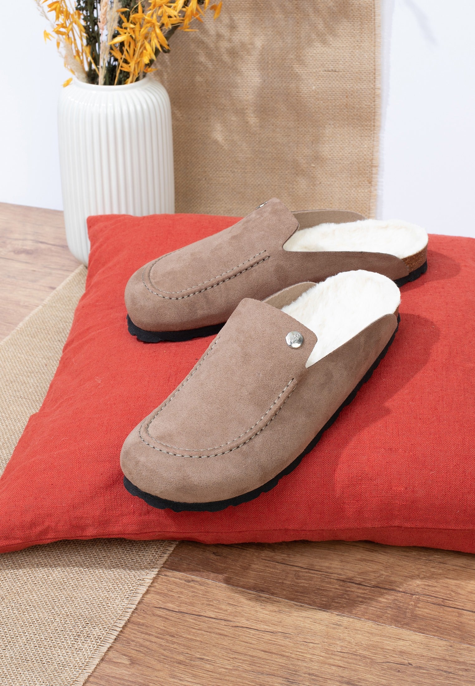 Taupe Caucasus Clogs